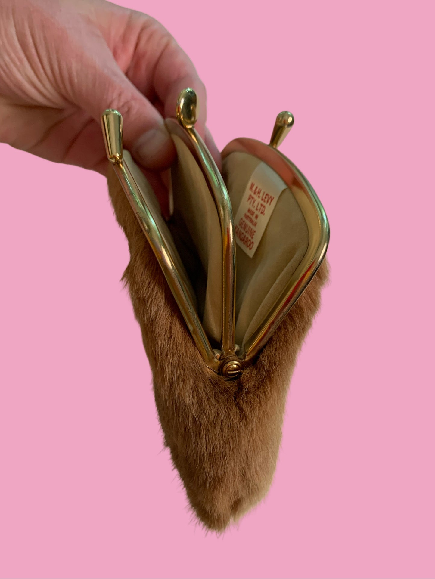 Kangaroo Fur Coin Purse