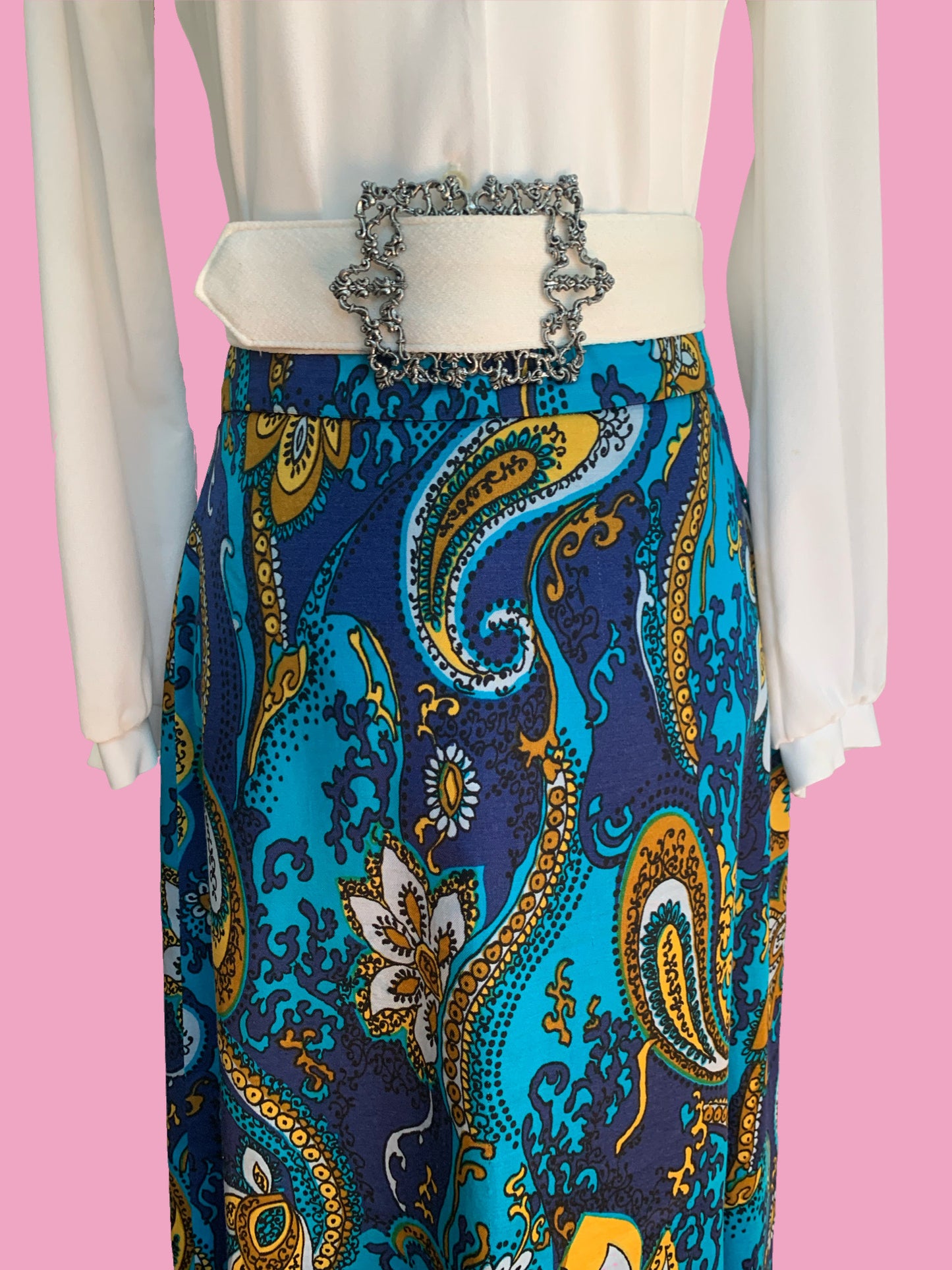 Vera Mont Paris Paisley Skirt