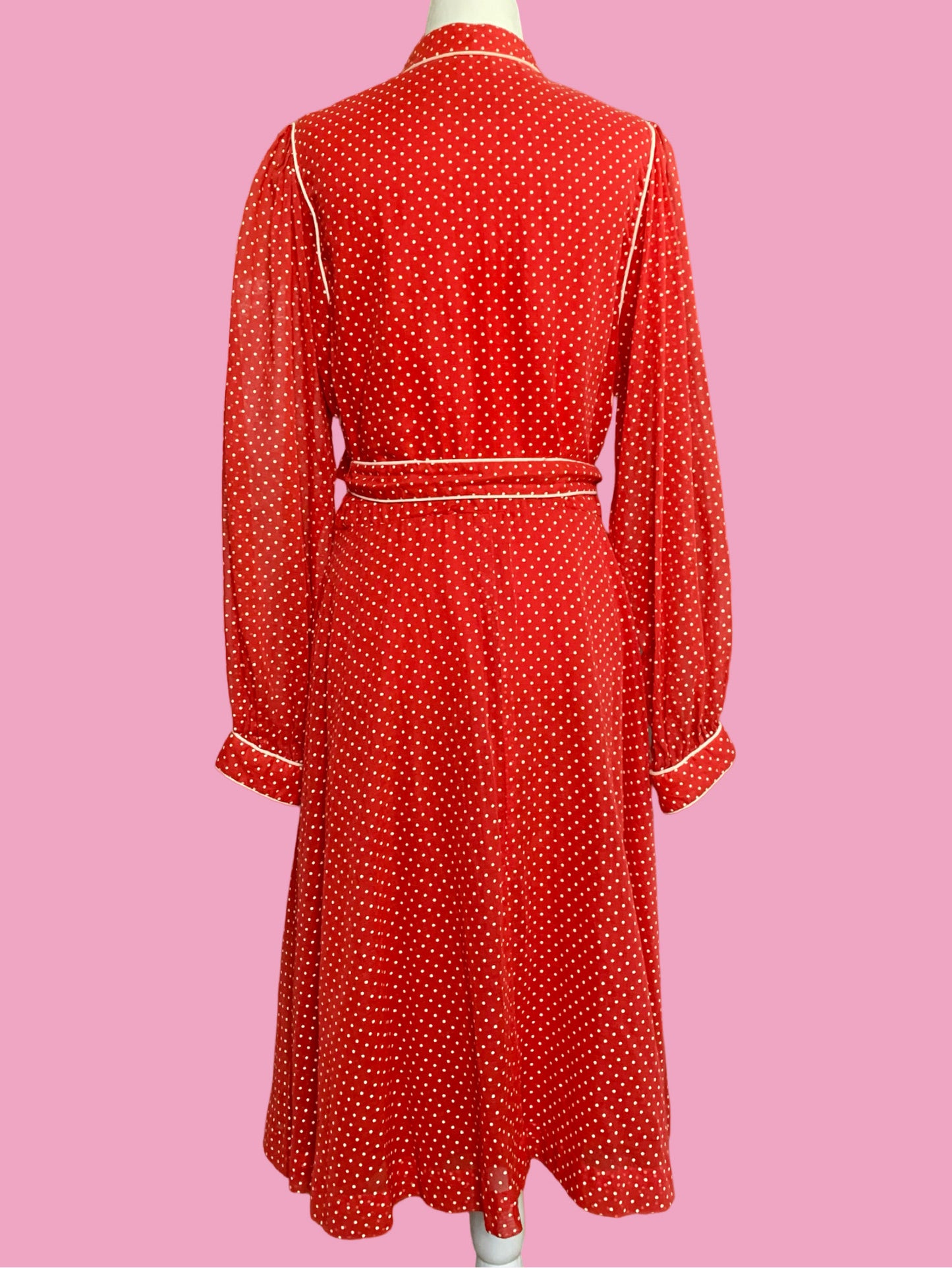 70s Polka Dot Dress