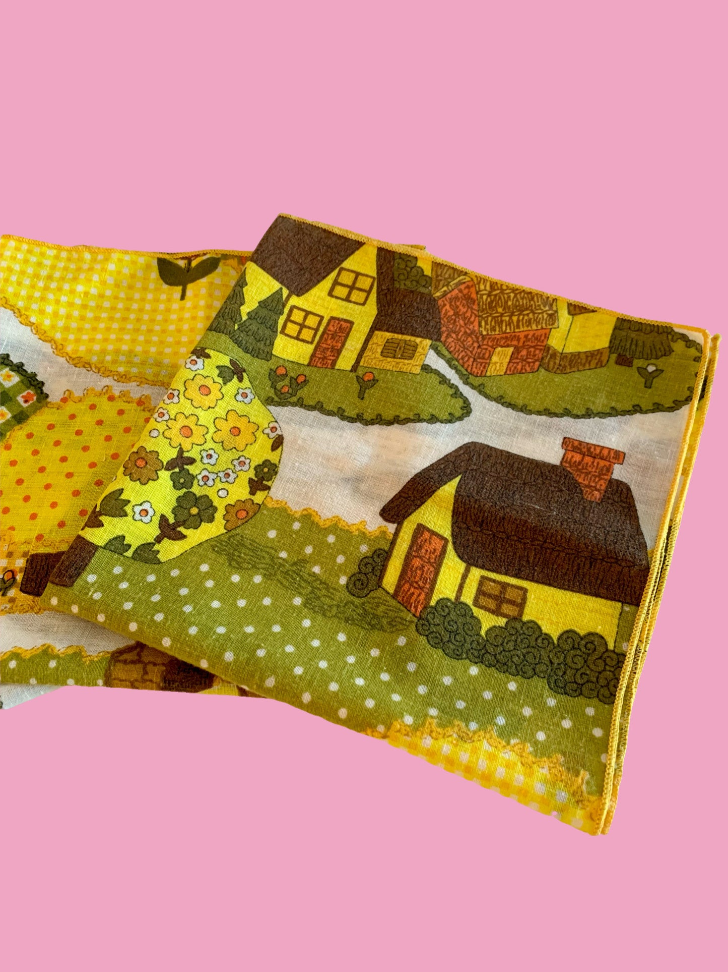 Retro Village Napkins