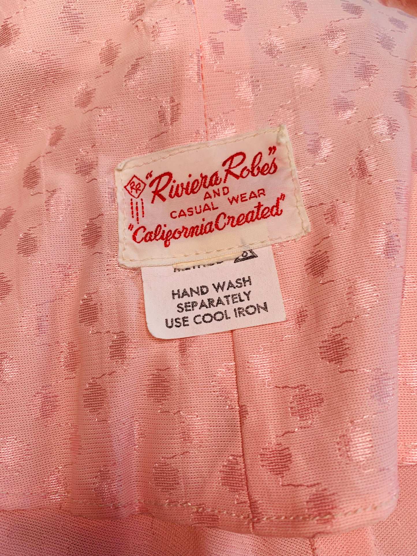 Pink Polka Dot Housecoat