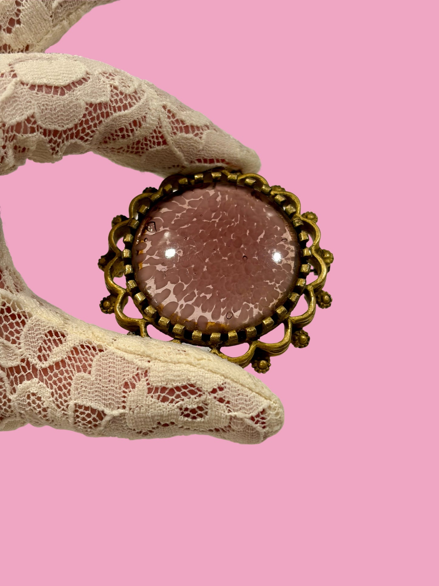 1950s Cadoro Victorian Revival Brooch