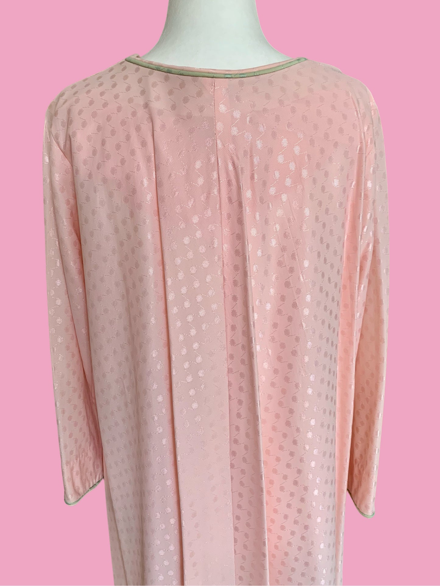 Pink Polka Dot Housecoat