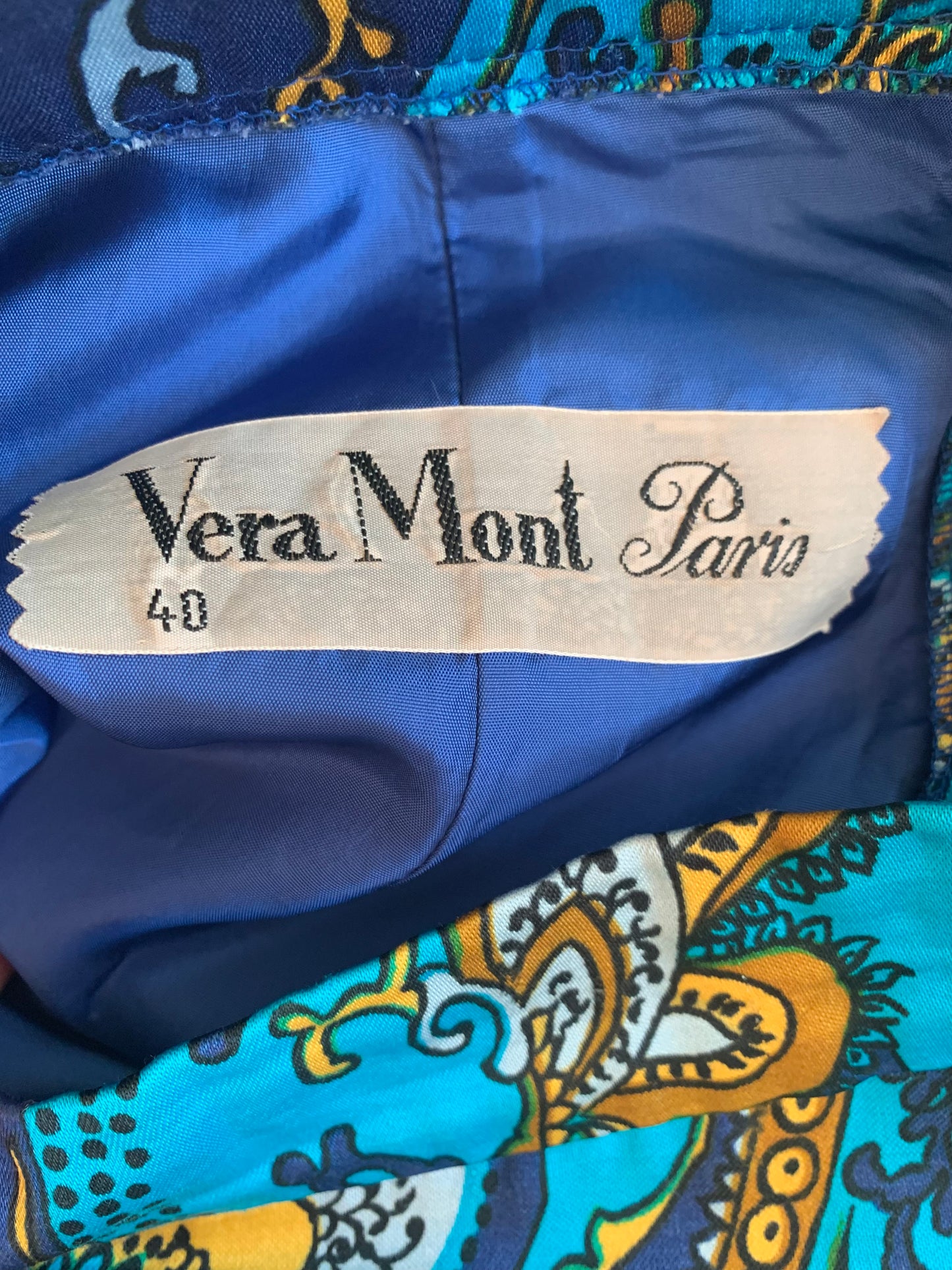 Vera Mont Paris Paisley Skirt