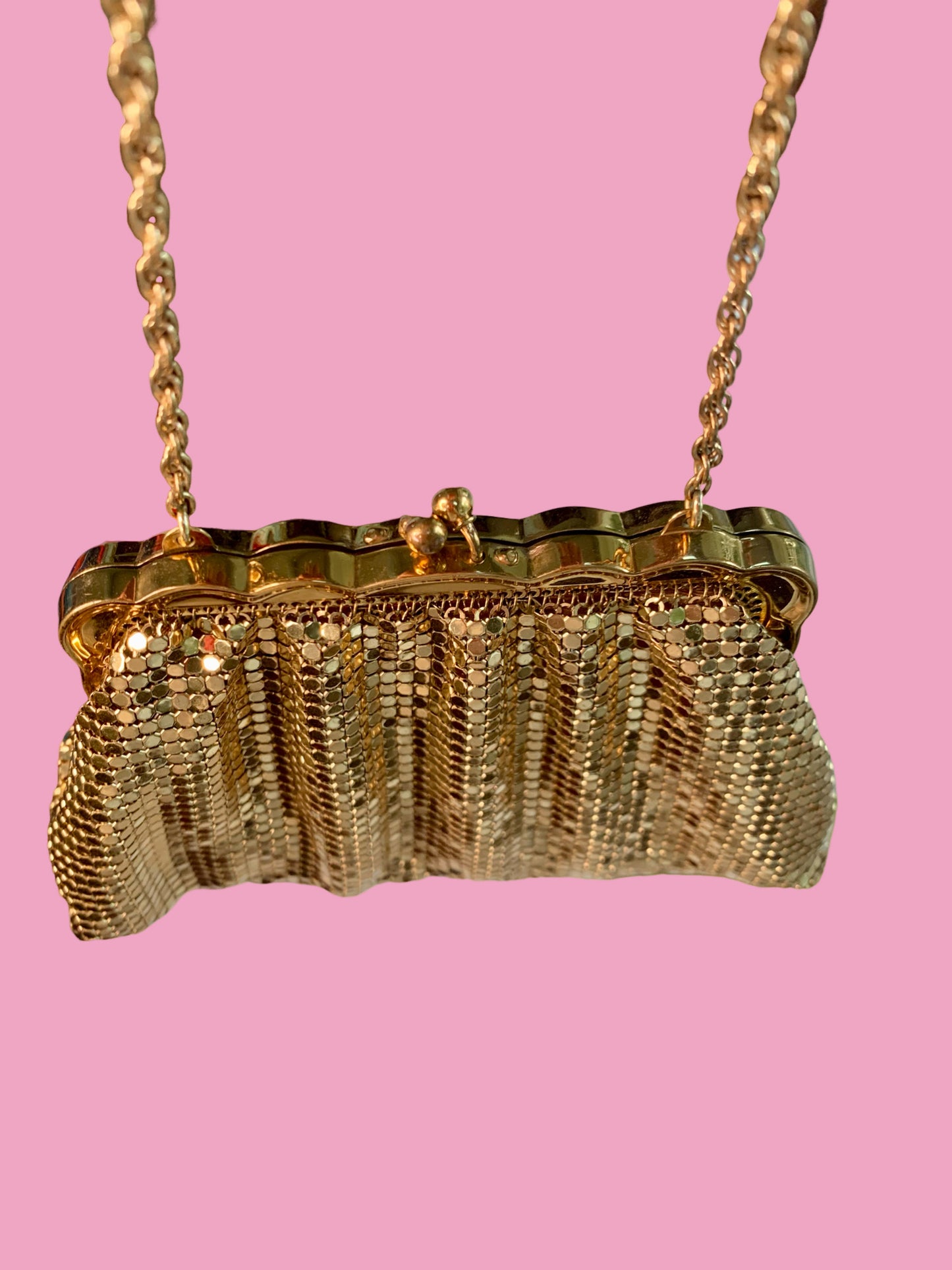 Whiting & Davis Gold Mesh Bag