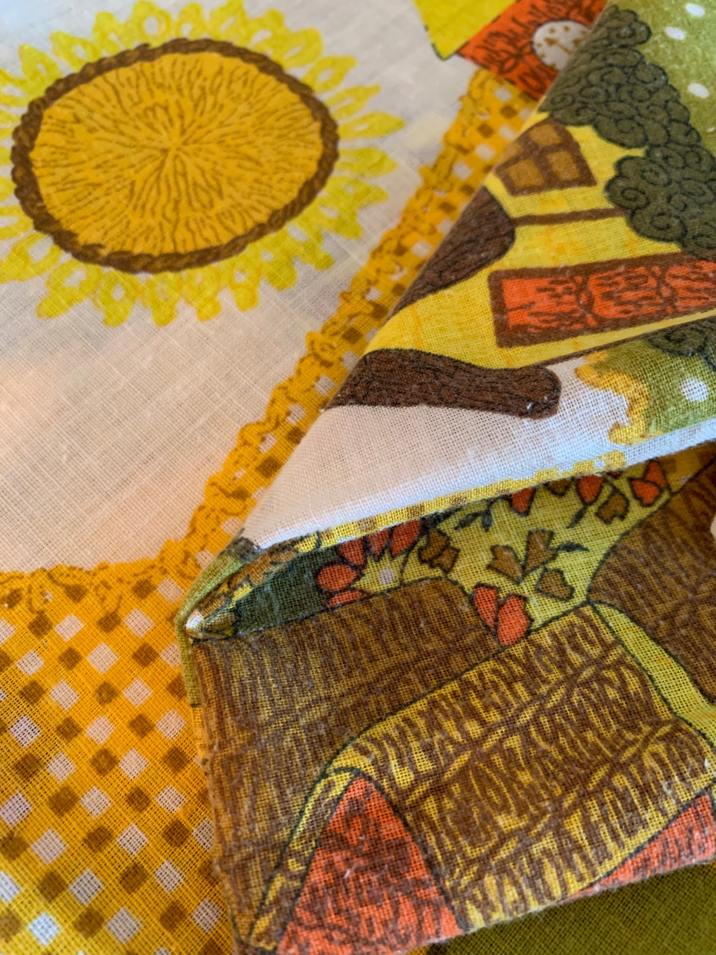 Retro Village Napkins
