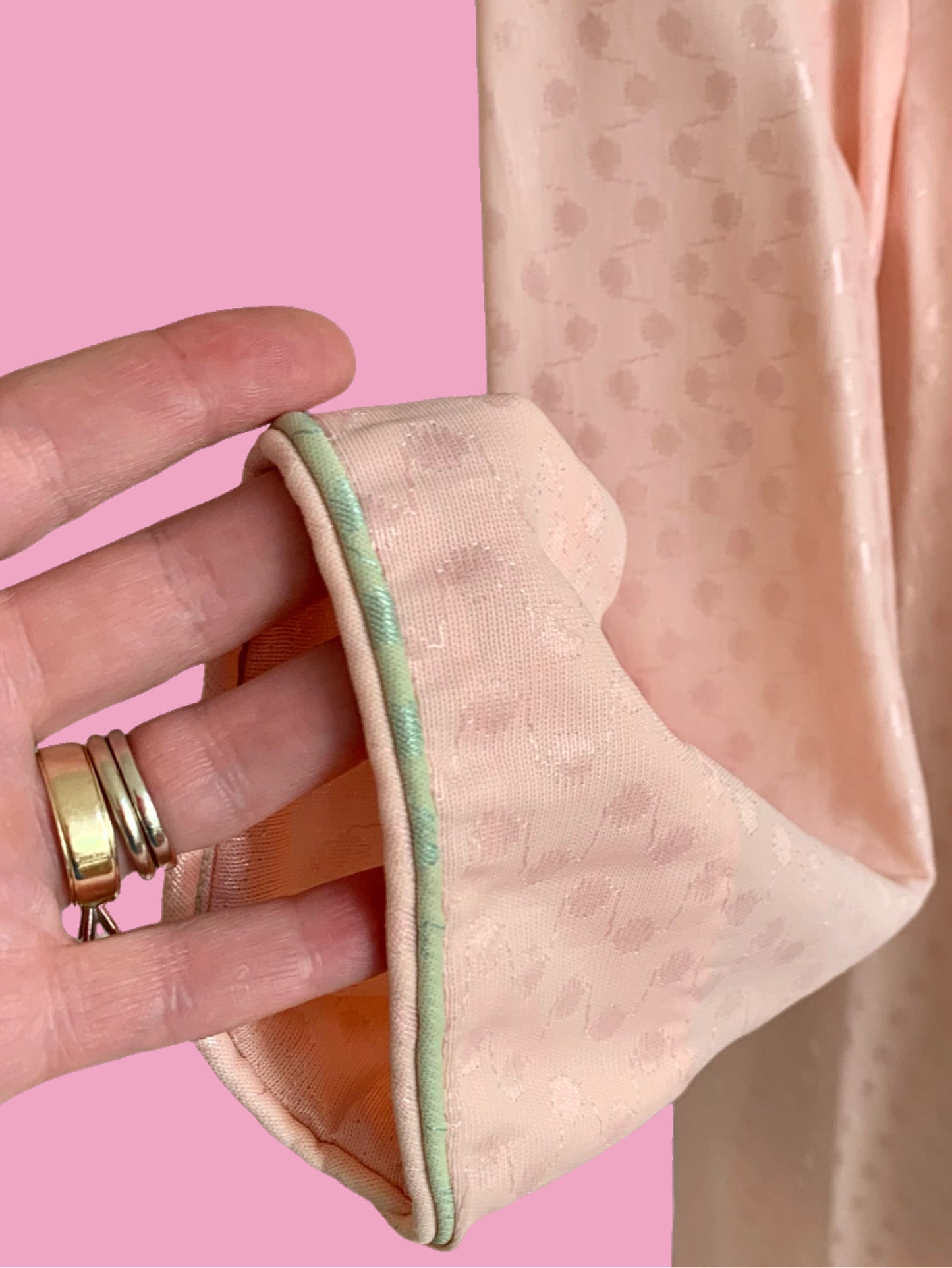 Pink Polka Dot Housecoat