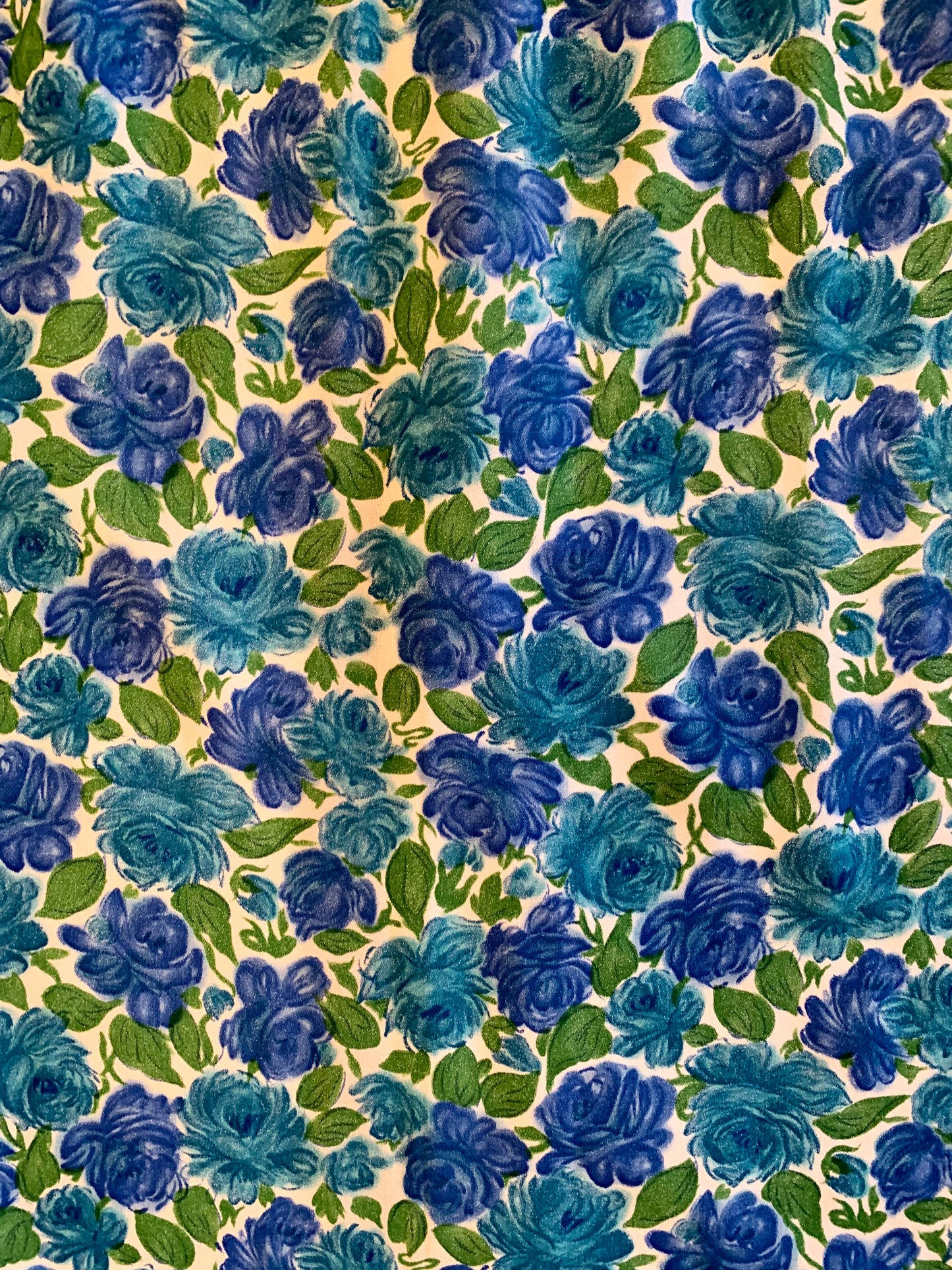 Blue Rose Shift Dress