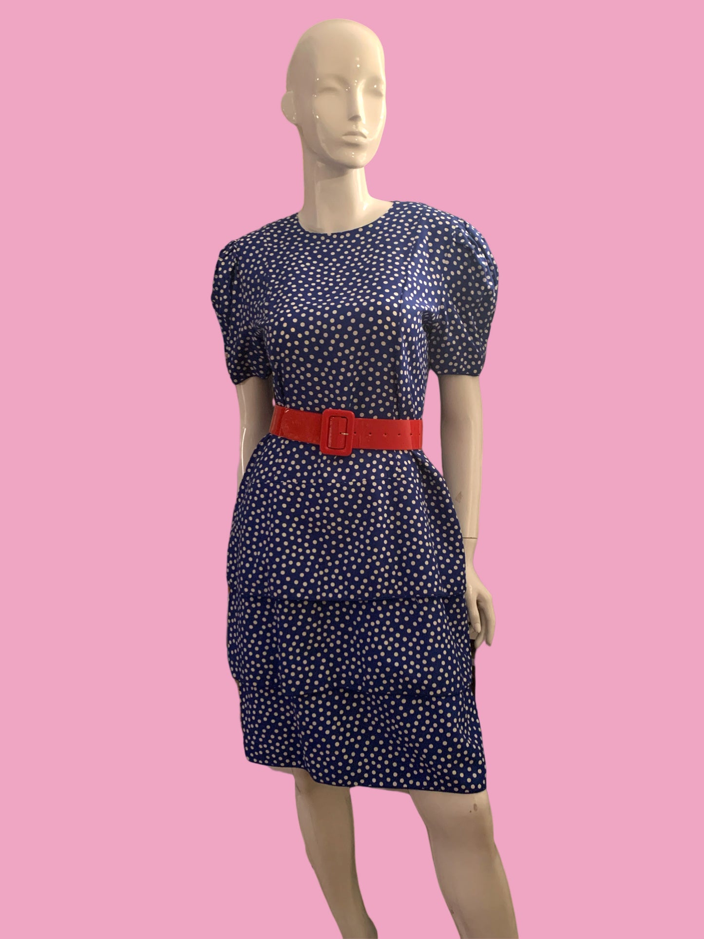 1980s Polka Dot Dress