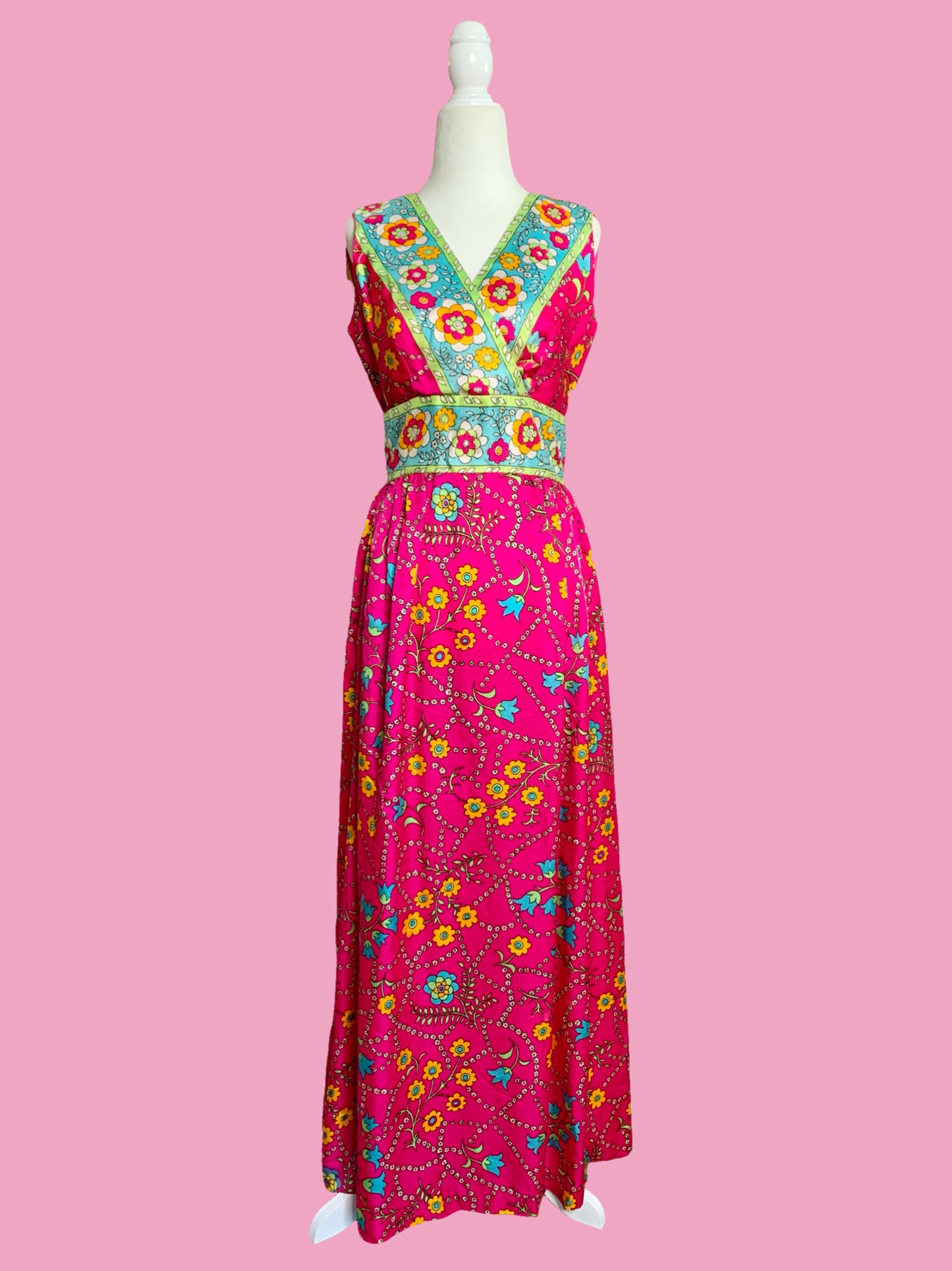 60s Sleeveless Maxi