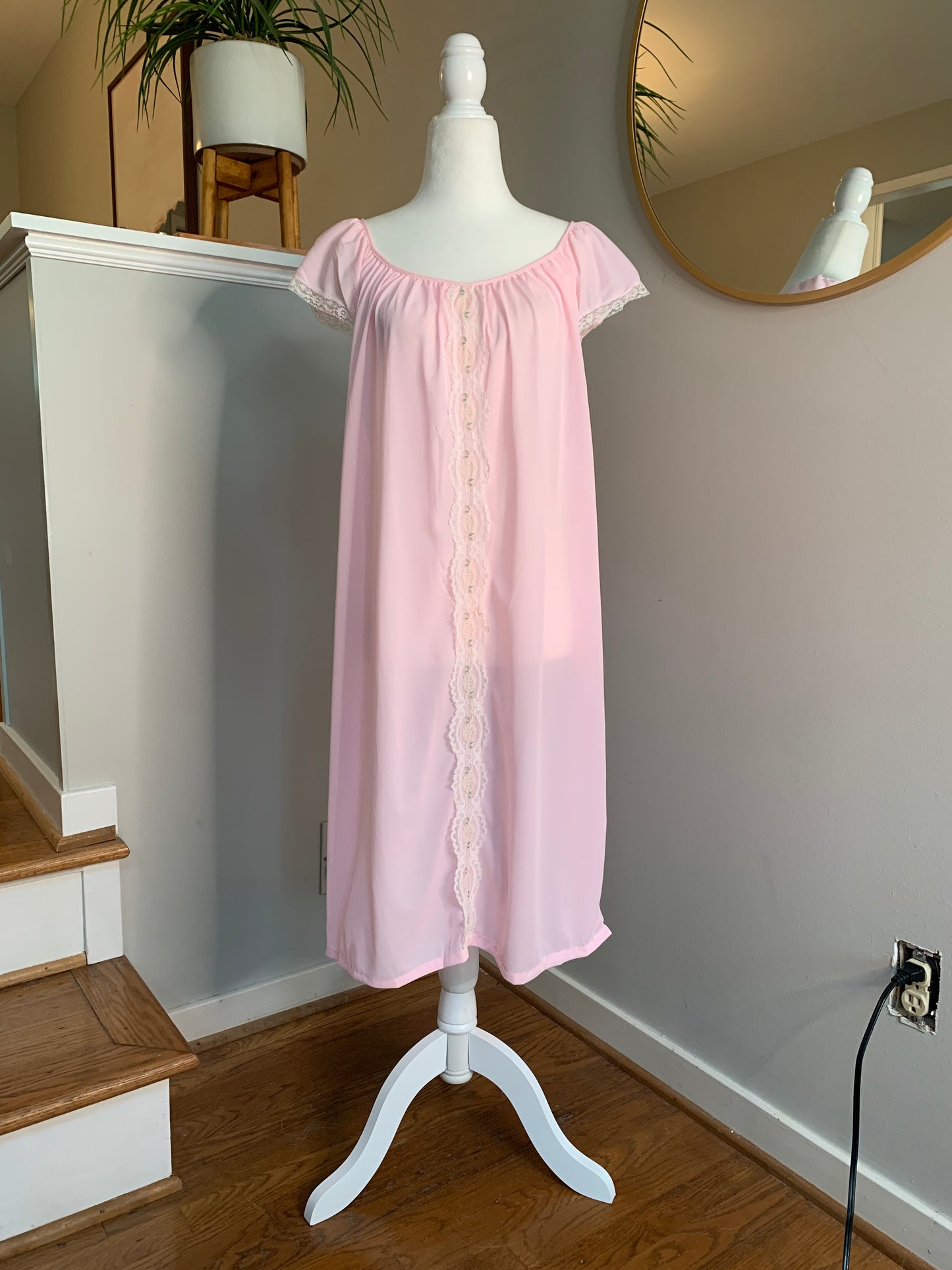 Baby Pink Shift Nightgown