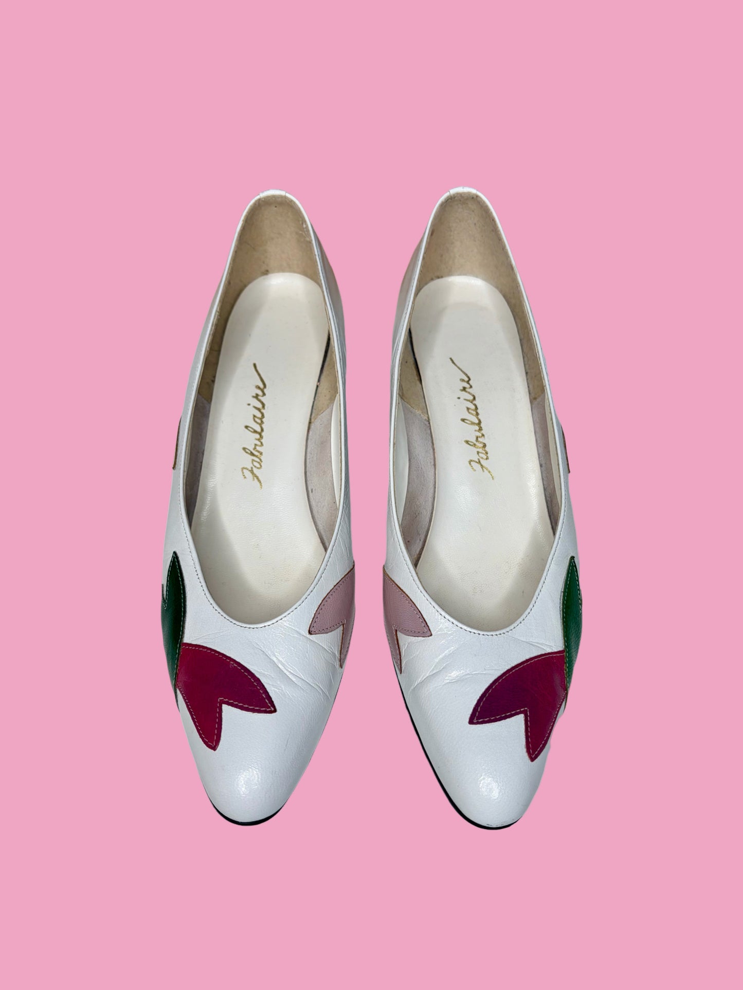 1980s Leather Wedges by Fabulaire