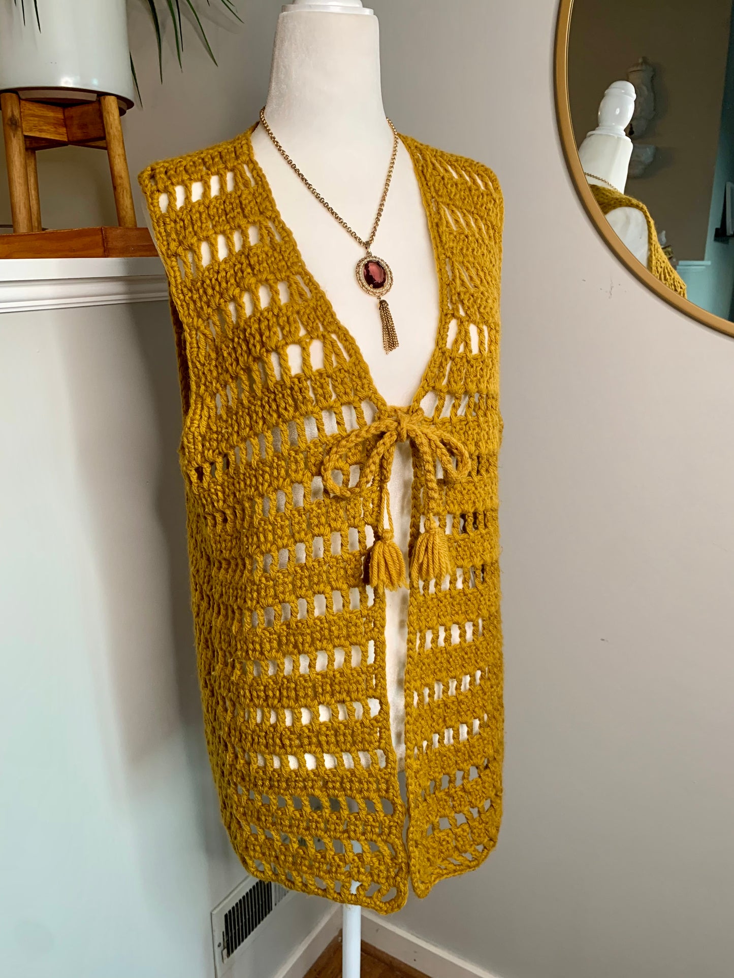 1970s Crochet Vest