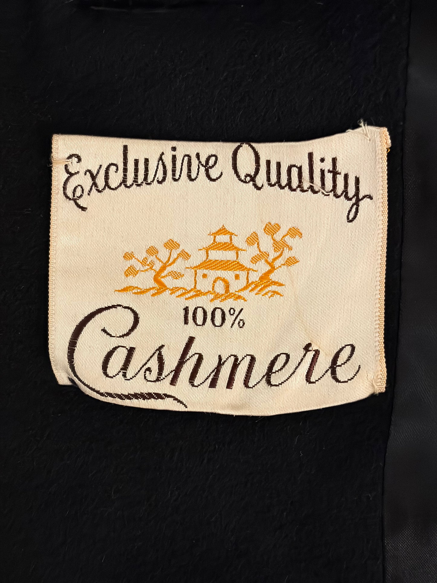 1950s Cashmere Coat with Mink Collar