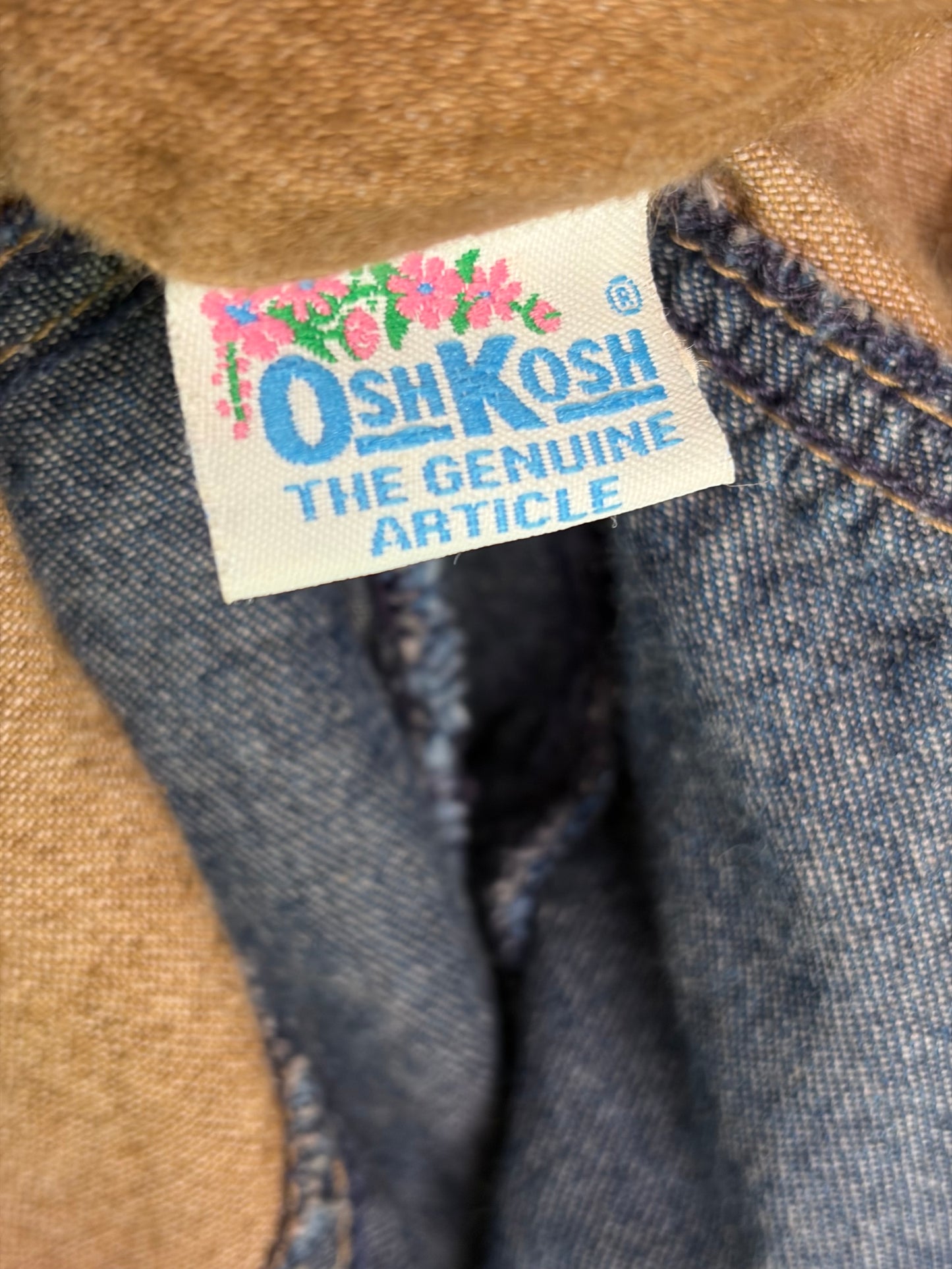 1980s Oshkosh Denim Midi Skirt