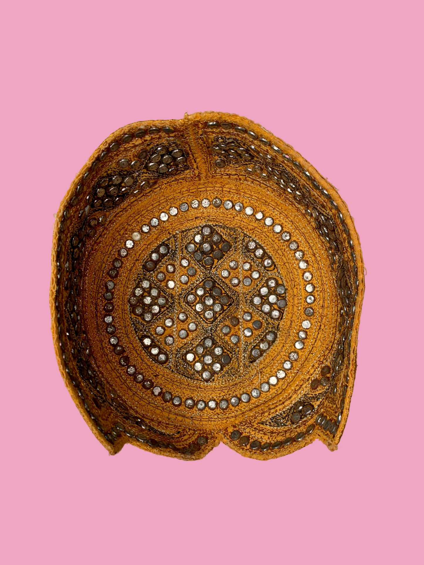 1970s Kufi Bejeweled Prayer Hat
