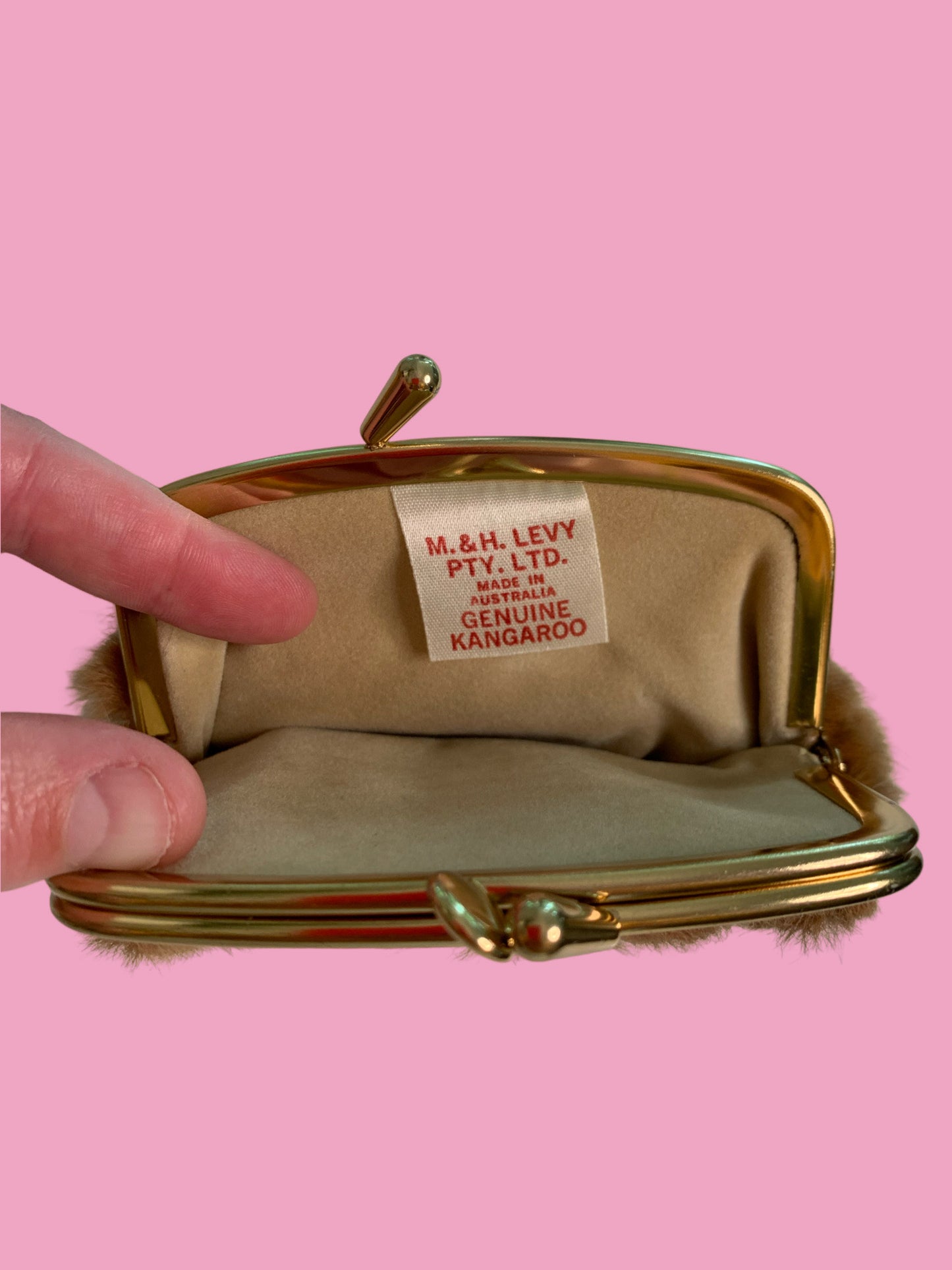 Kangaroo Fur Coin Purse