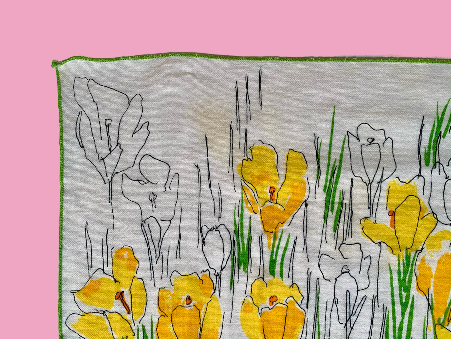 Mid Century Vera Neumann Crocus Napkins