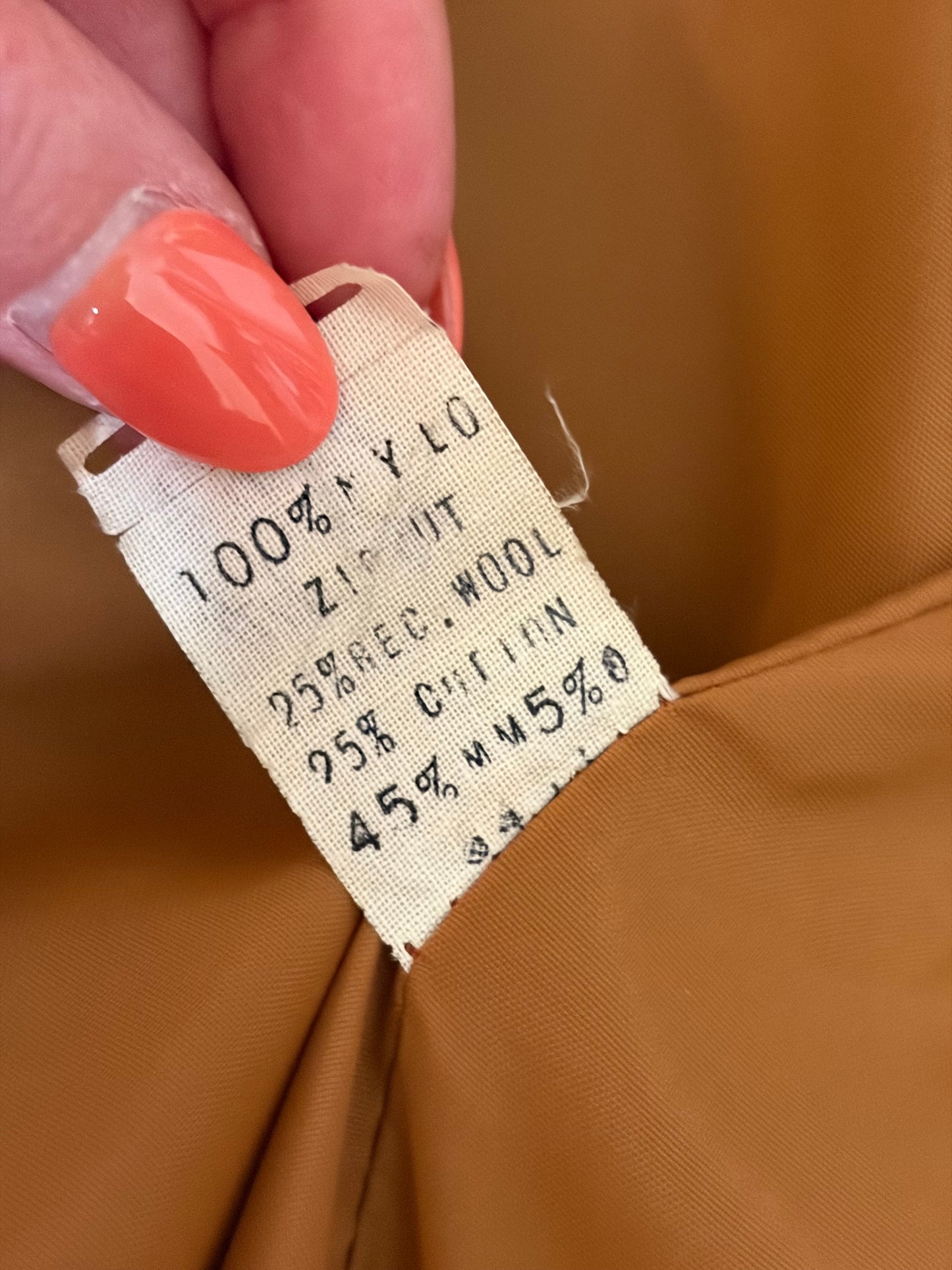 1970s Men’s Caramel Leather Jacket