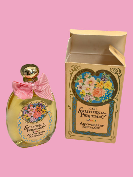1975 Vintage NOS Avon California Perfume Co. Anniversary Keepsake Cologne Sweet Honesty
