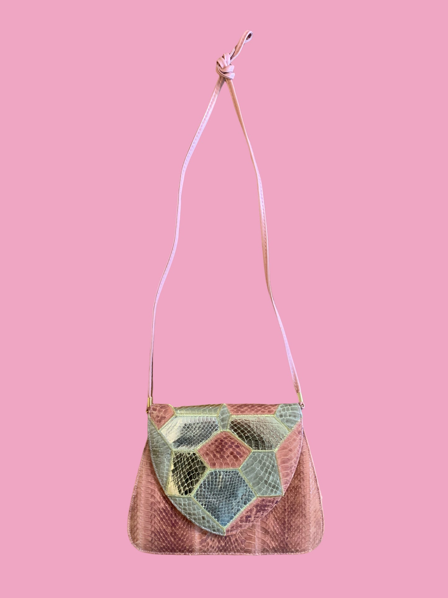 Snakeskin Shoulder Bag