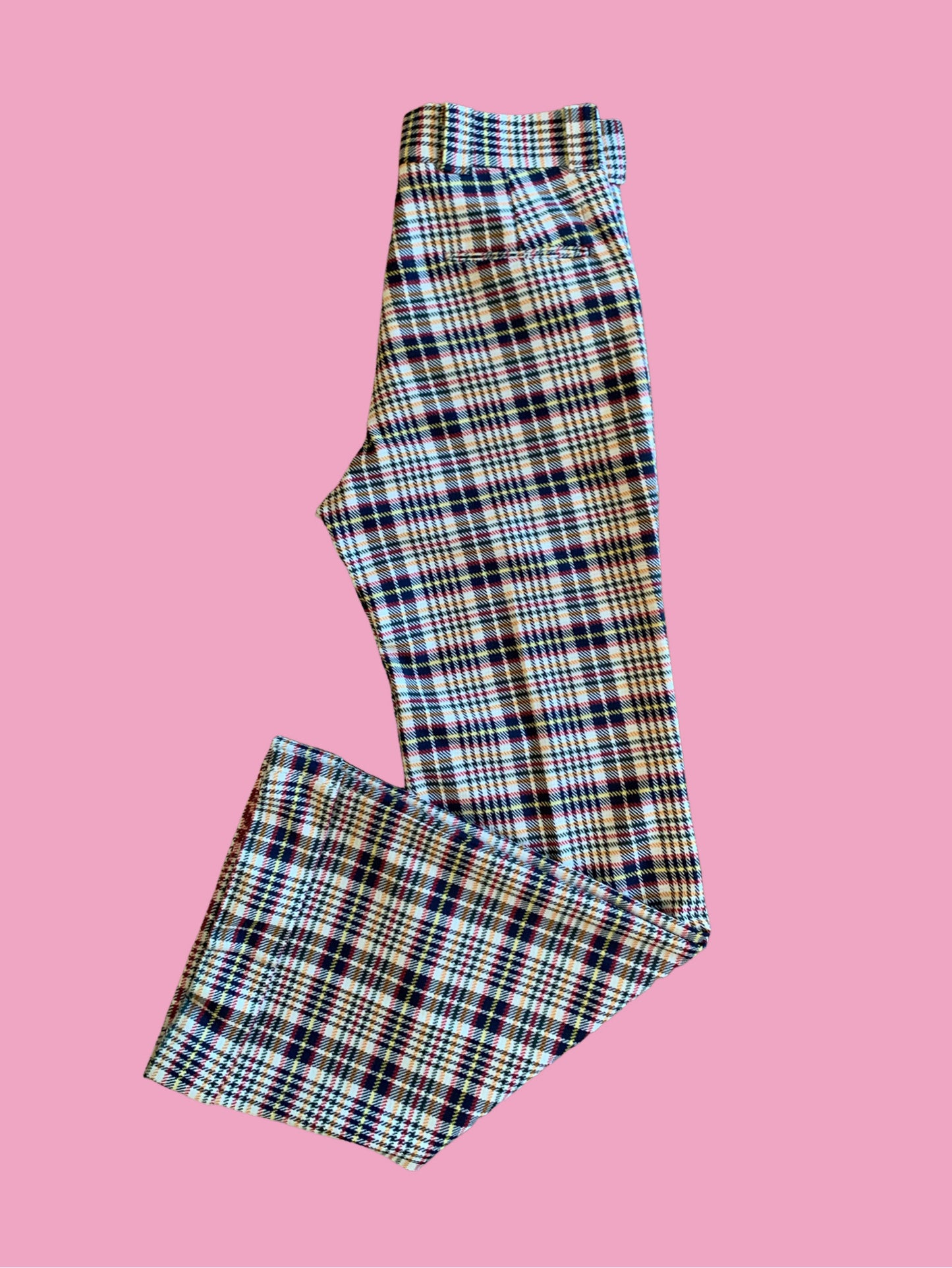 70s Plaid Trousers