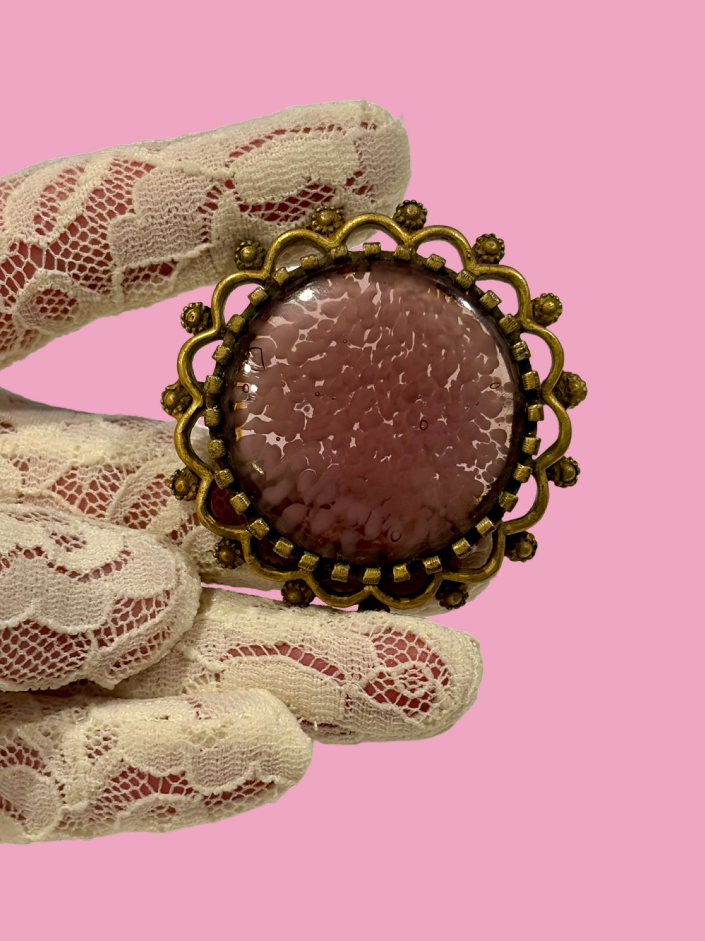 1950s Cadoro Victorian Revival Brooch