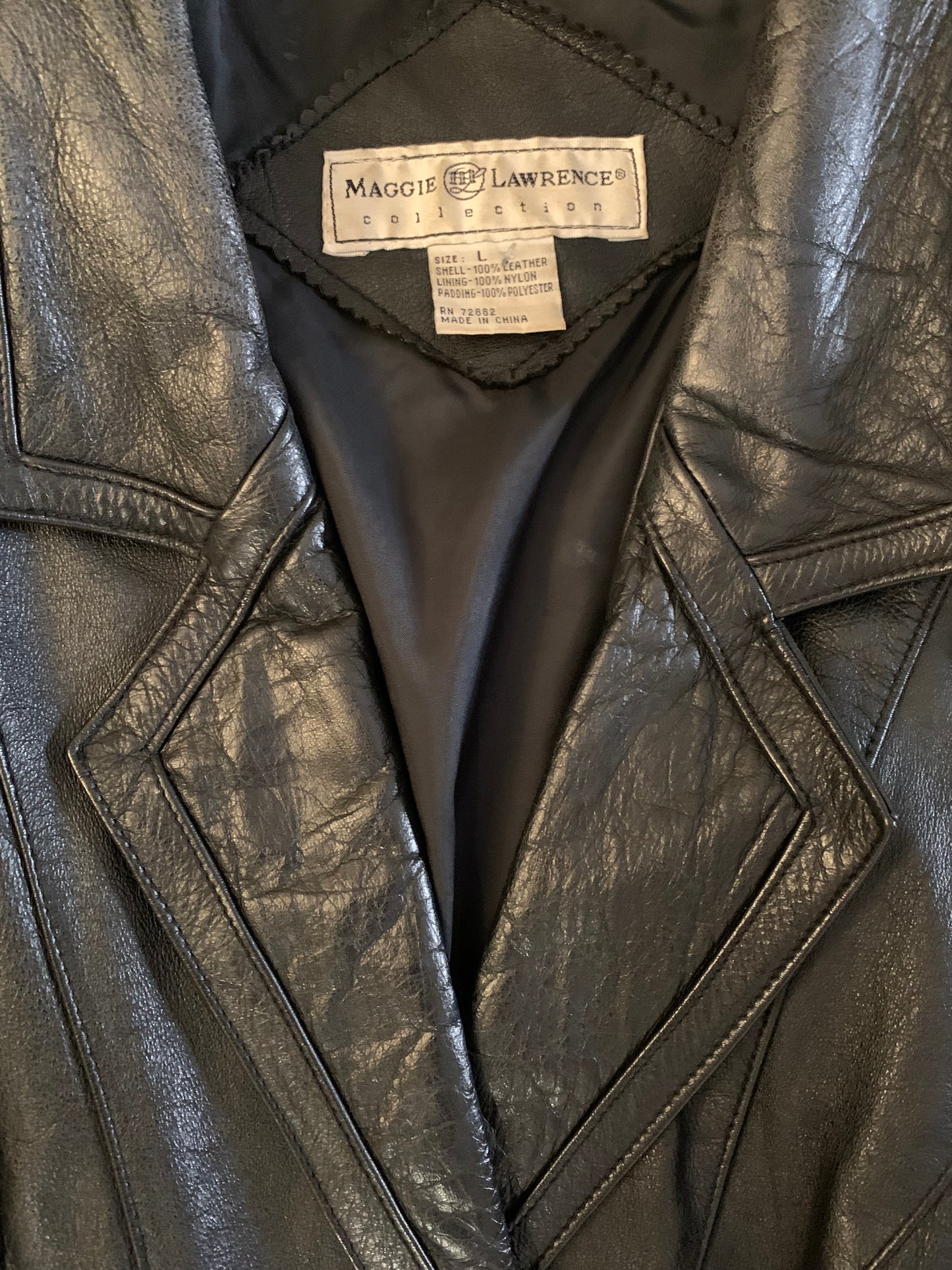 80s Leather Bomber