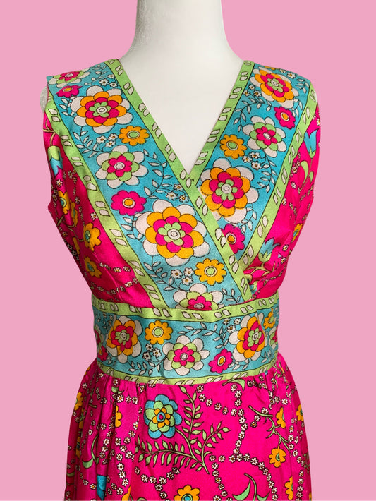 60s Sleeveless Maxi