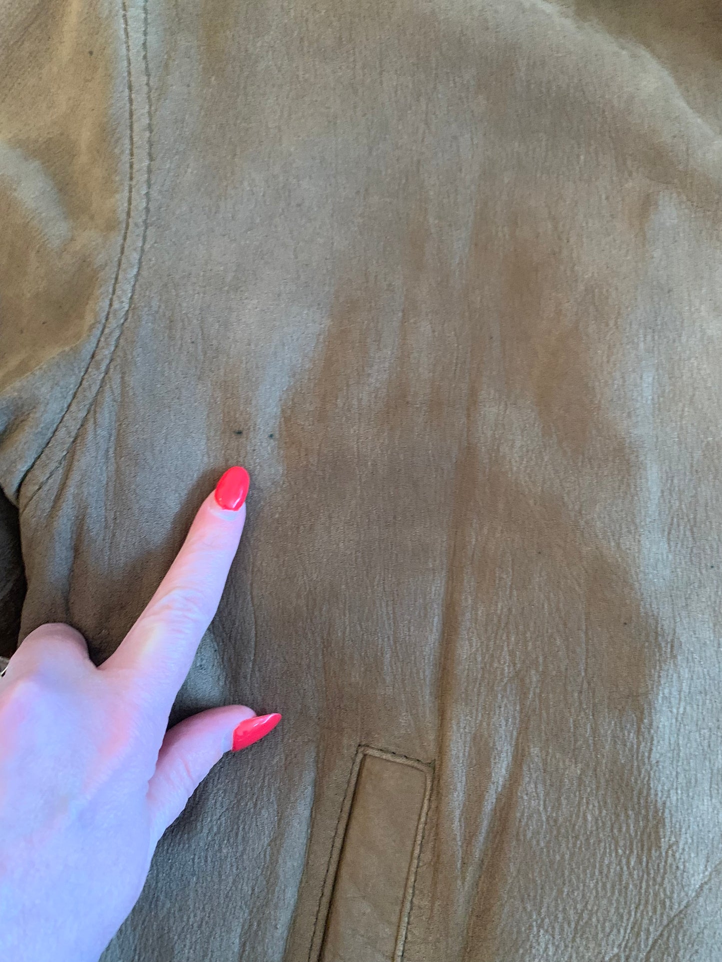 Sea Dream Leather Bomber Jacket