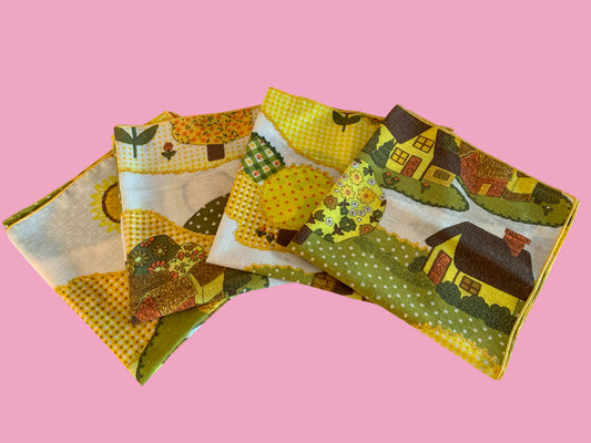 Retro Village Napkins
