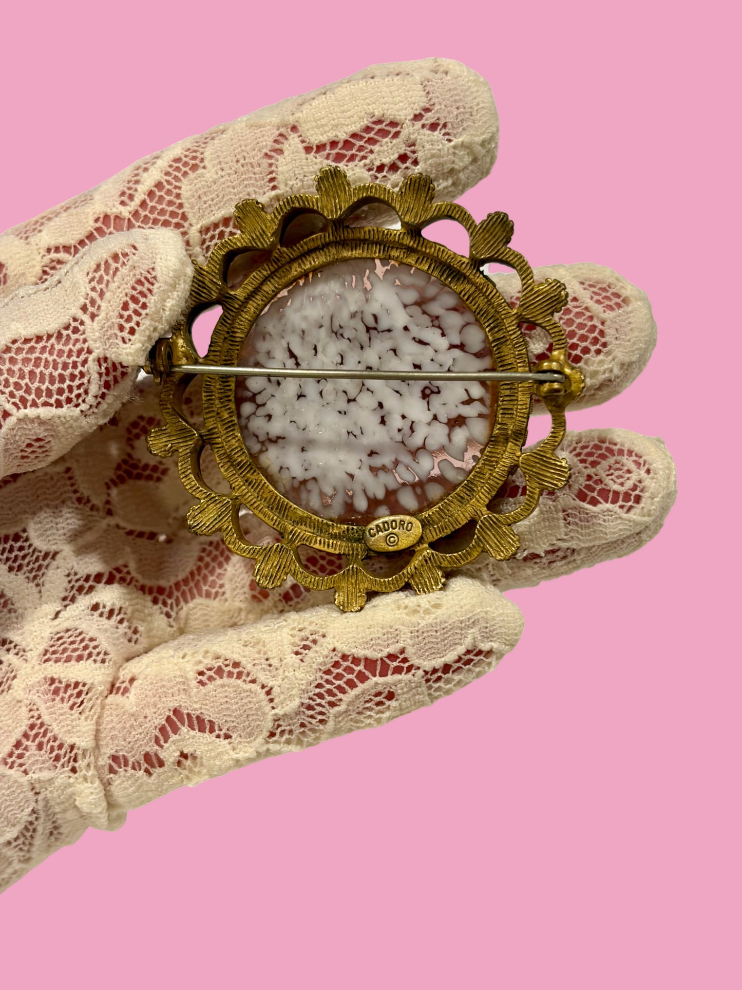 1950s Cadoro Victorian Revival Brooch