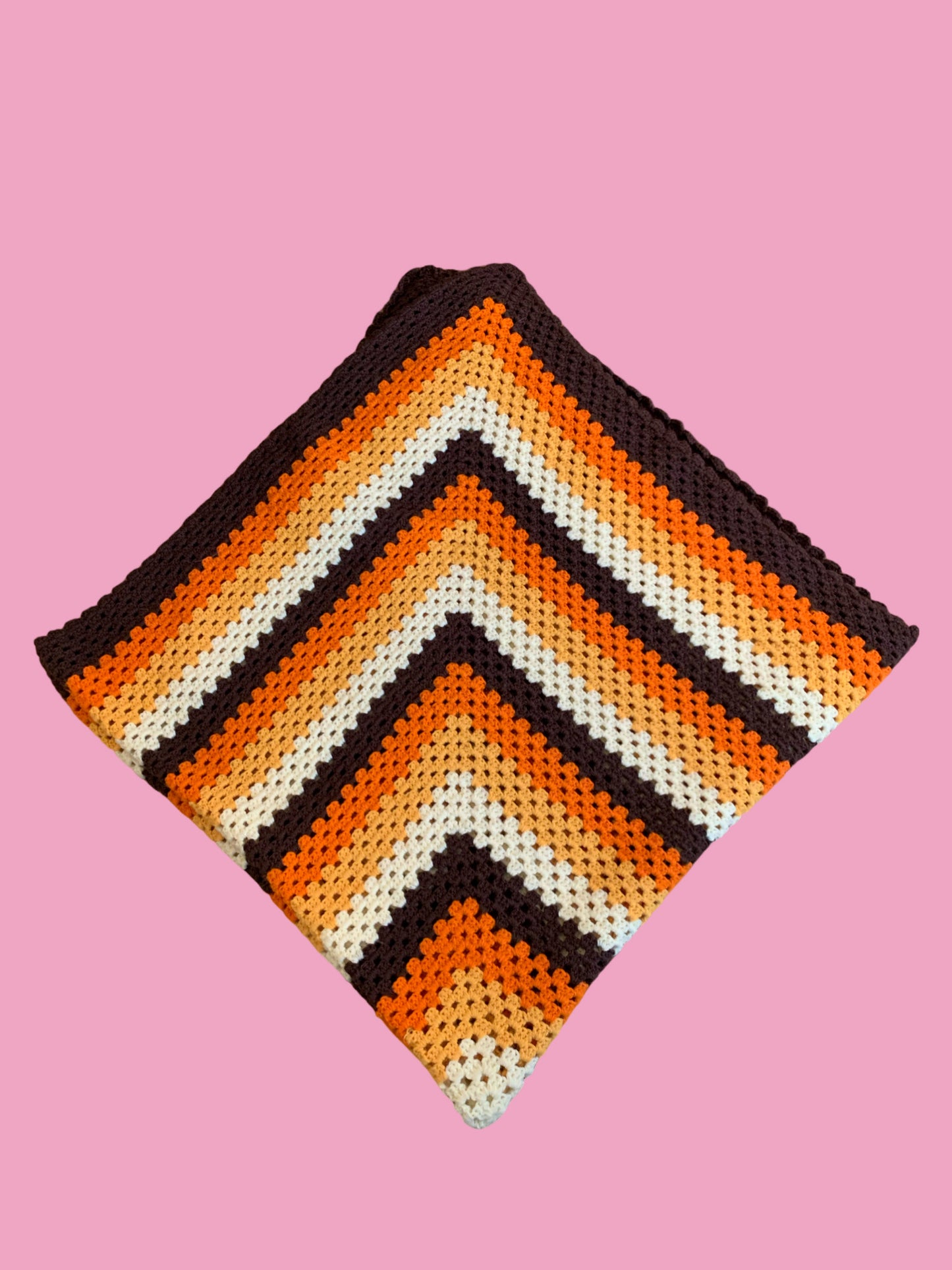 Vintage Autumnal Afghan