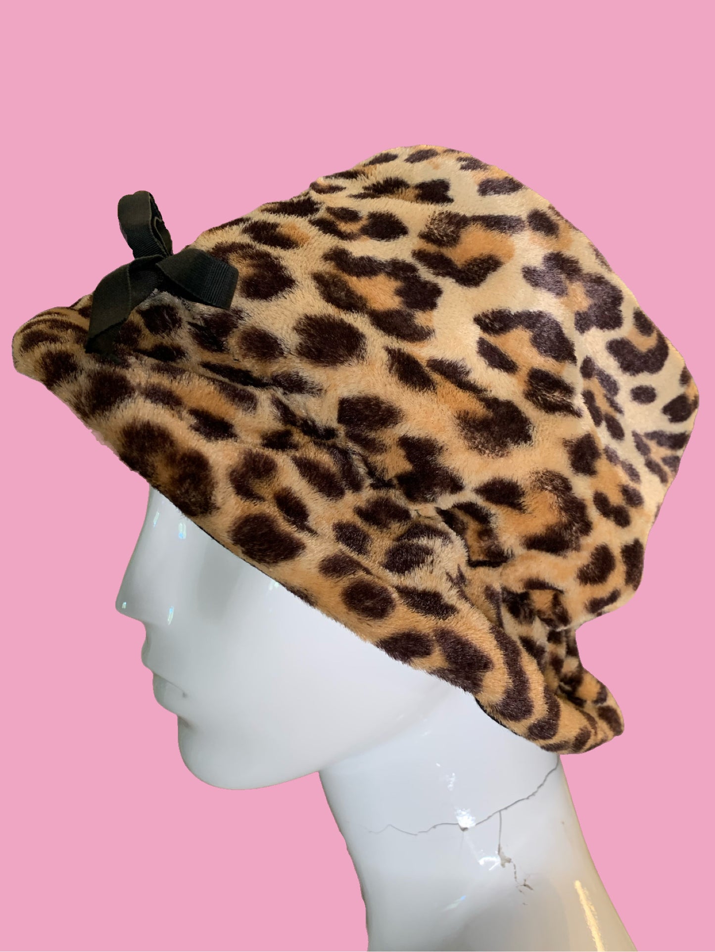 Vintage Leopard Bucket Hat