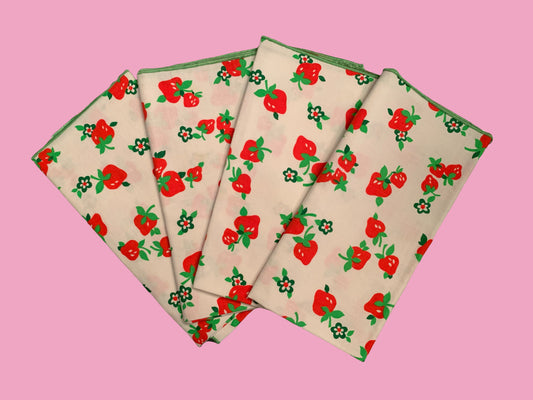 Strawberry Cloth Napkins