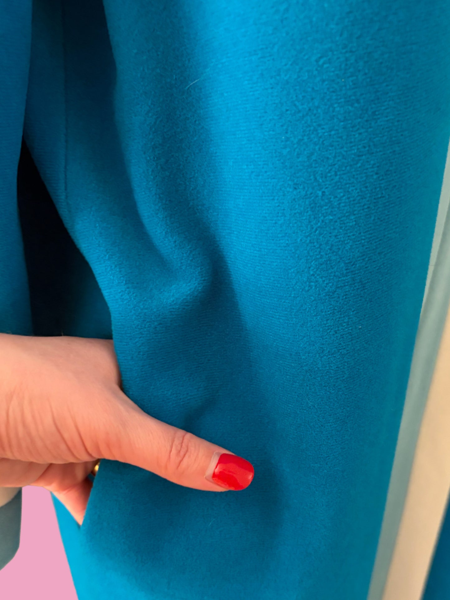 1970s Vanity Fair Blue/Cream Striped Robe