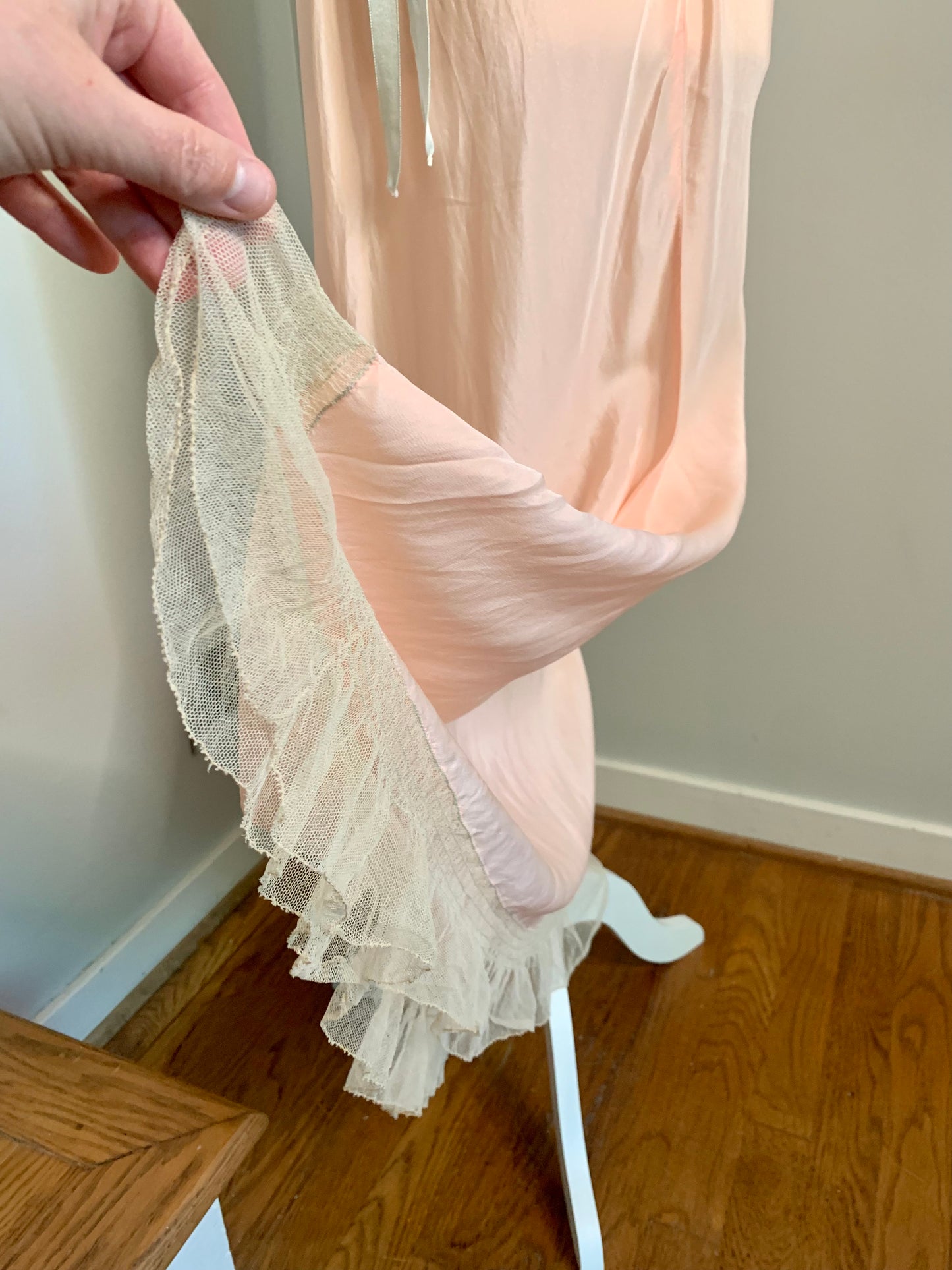 1920s Silk/Lace Negligee