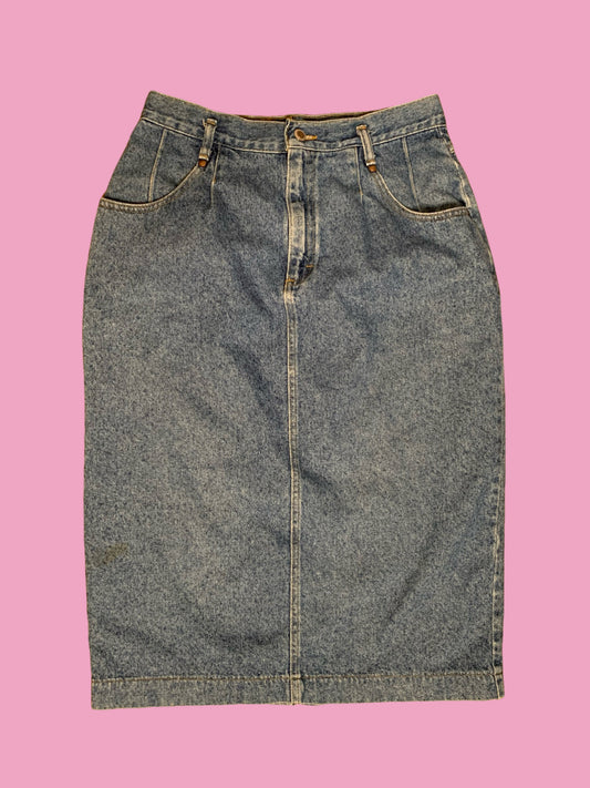 1980s Denim Skirt by Lee