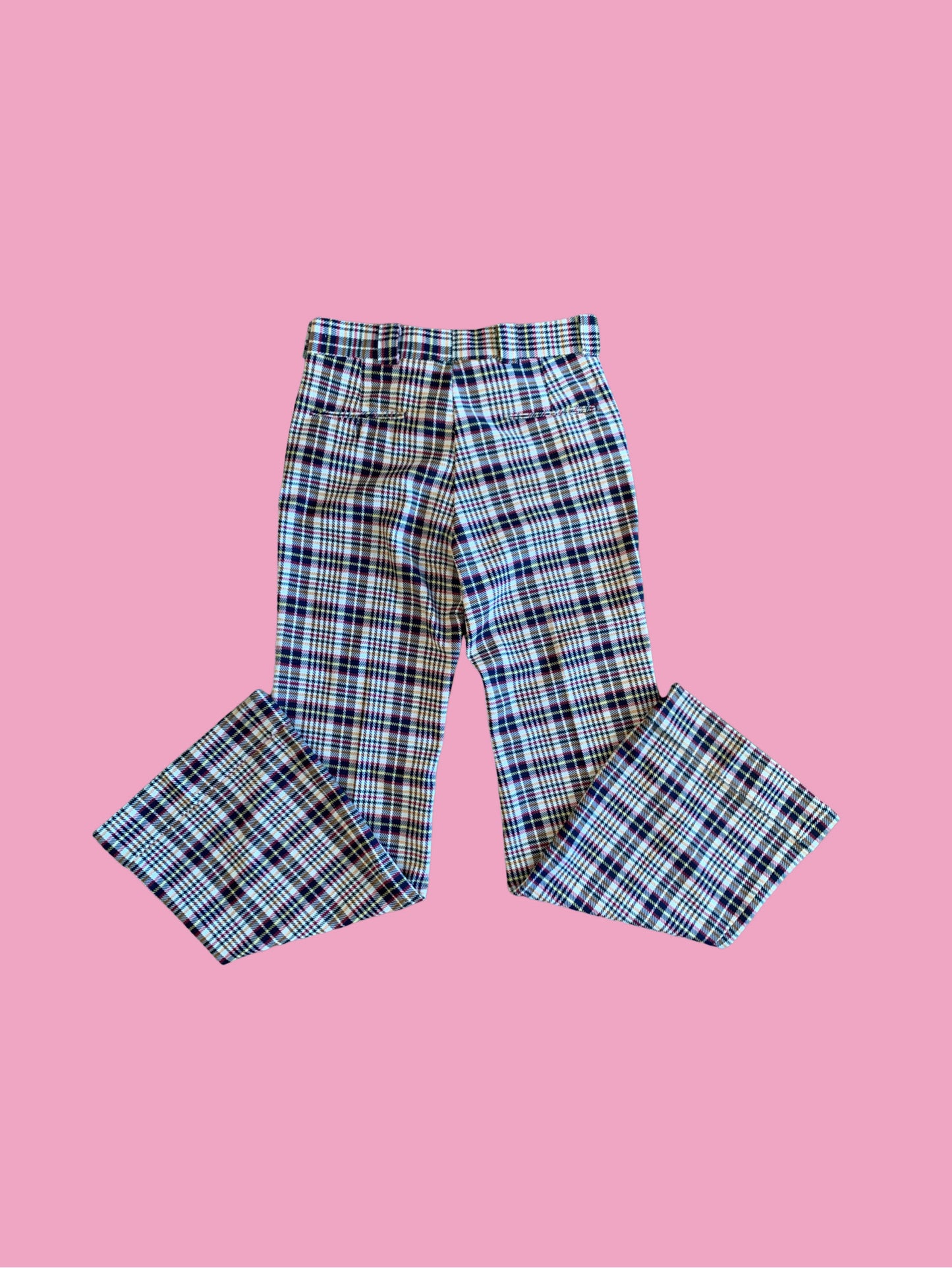 70s Plaid Trousers