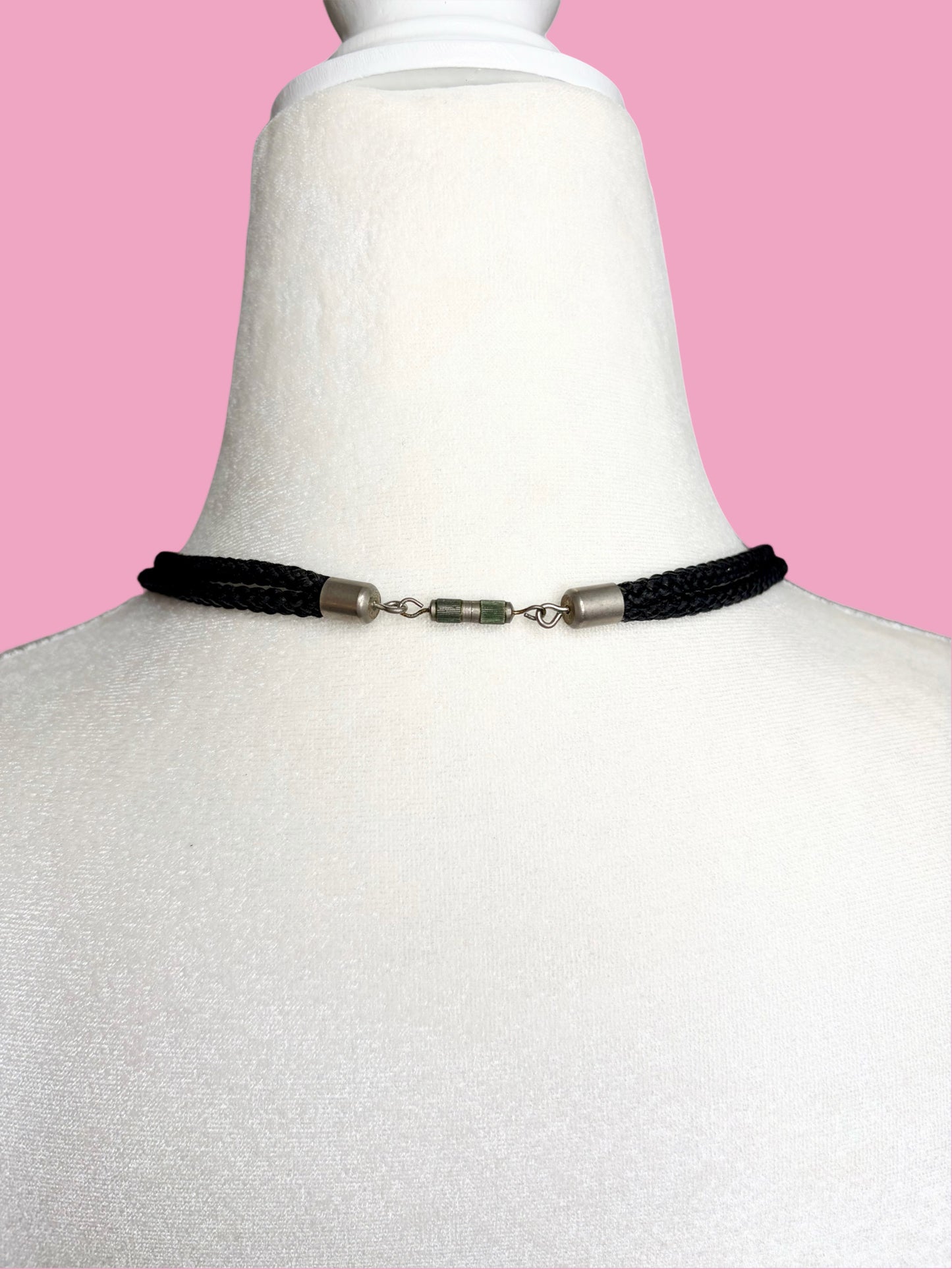 1970s Cloisonné Peacock Pendant Necklace