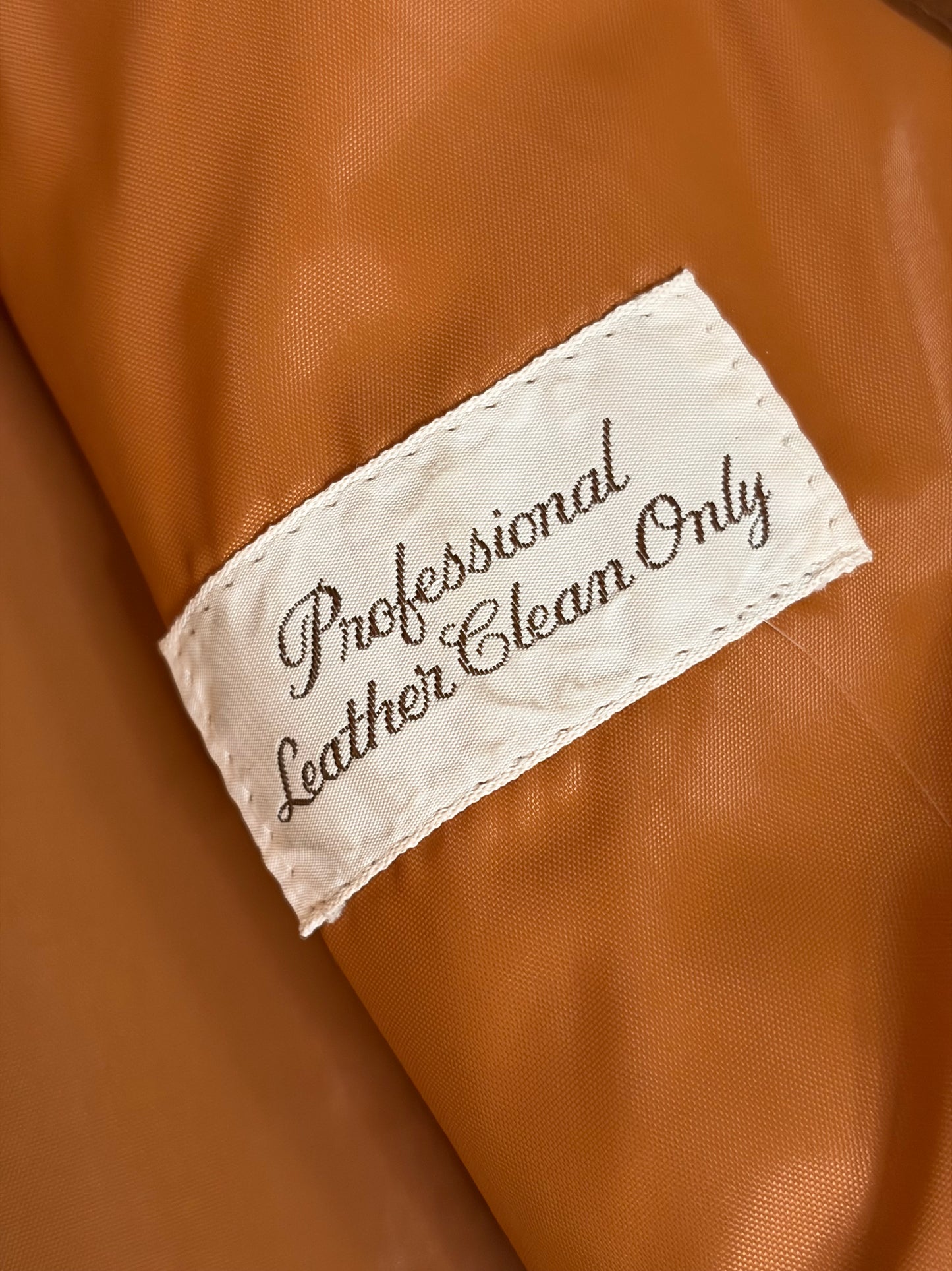 1970s Men’s Caramel Leather Jacket