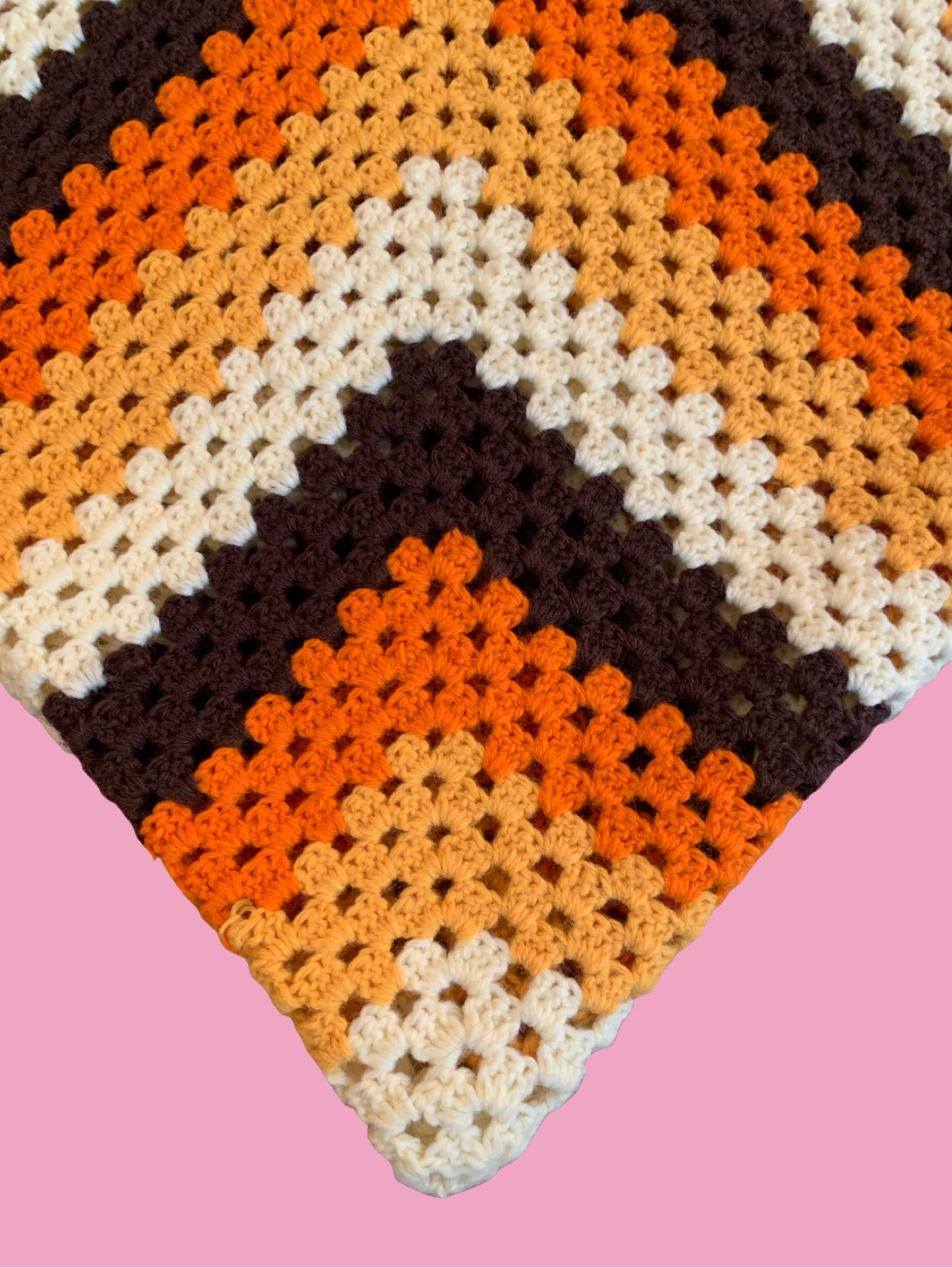 Vintage Autumnal Afghan