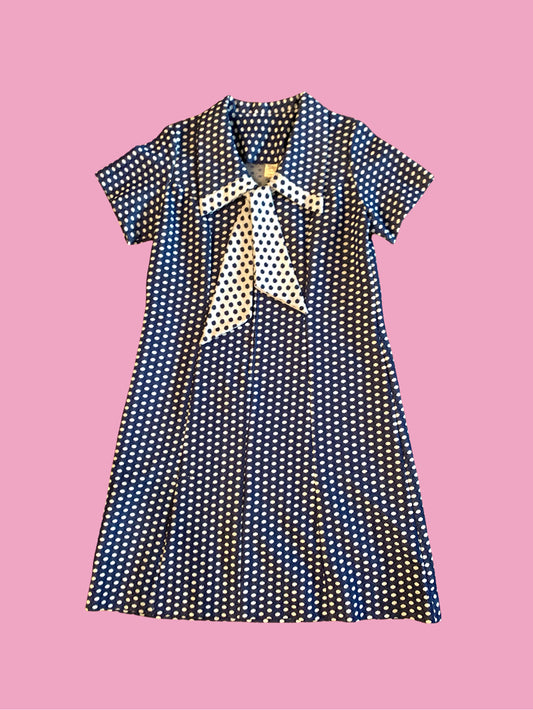 60s Polka Dot Shift Dress