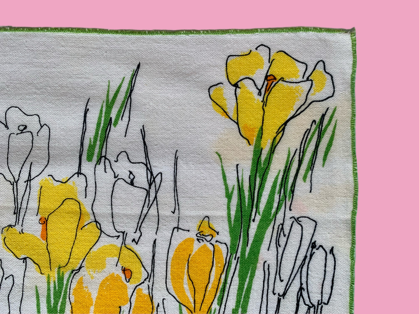 Mid Century Vera Neumann Crocus Napkins