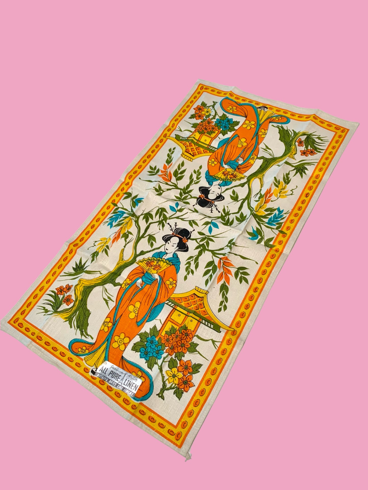 Vintage Geisha Tea Towels