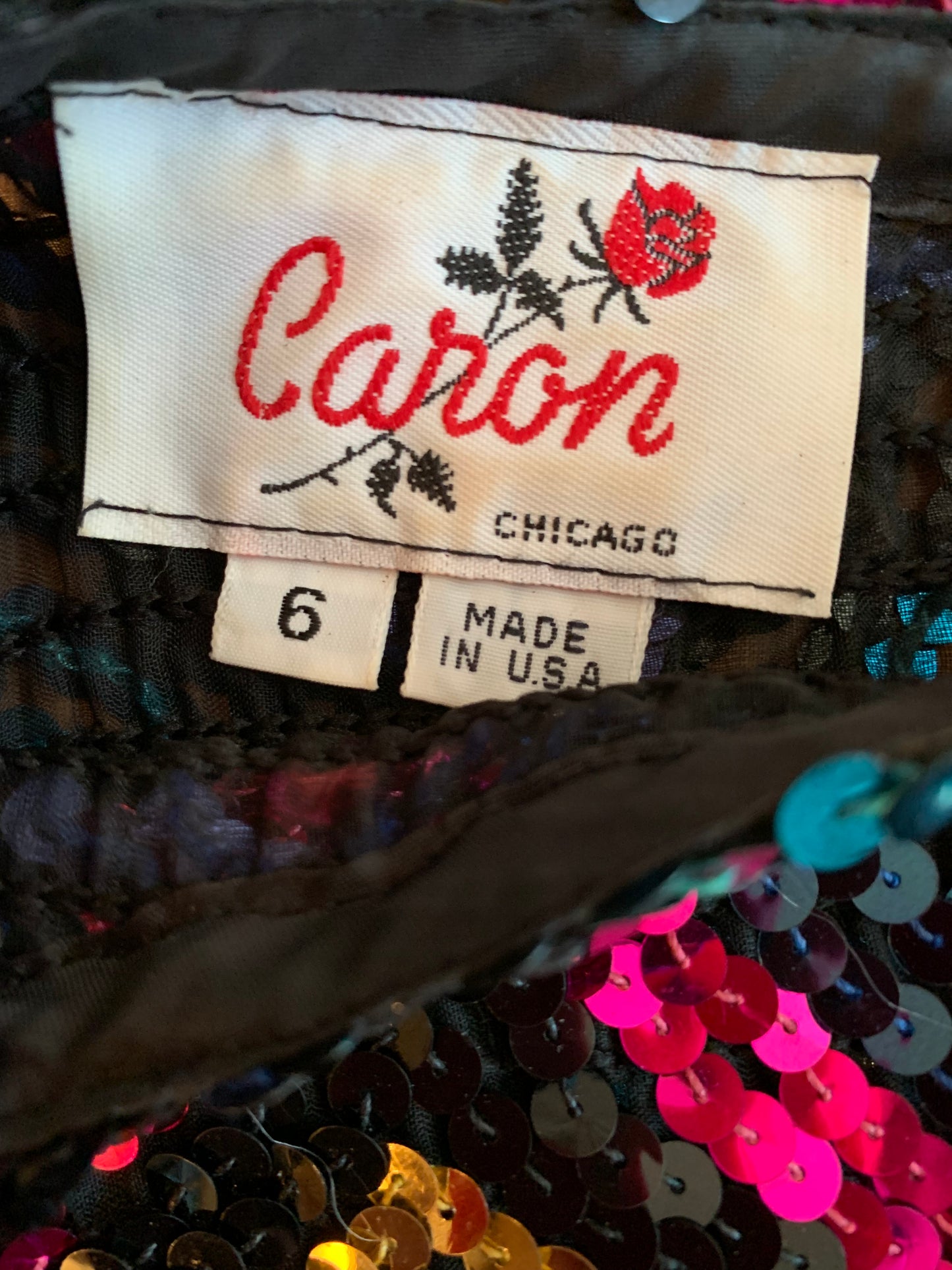 Caron Sequin Top