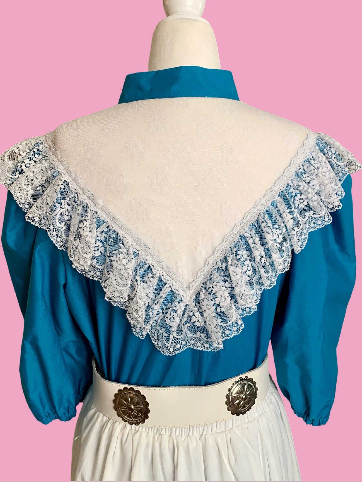 1970s Malco Modes Western Blouse