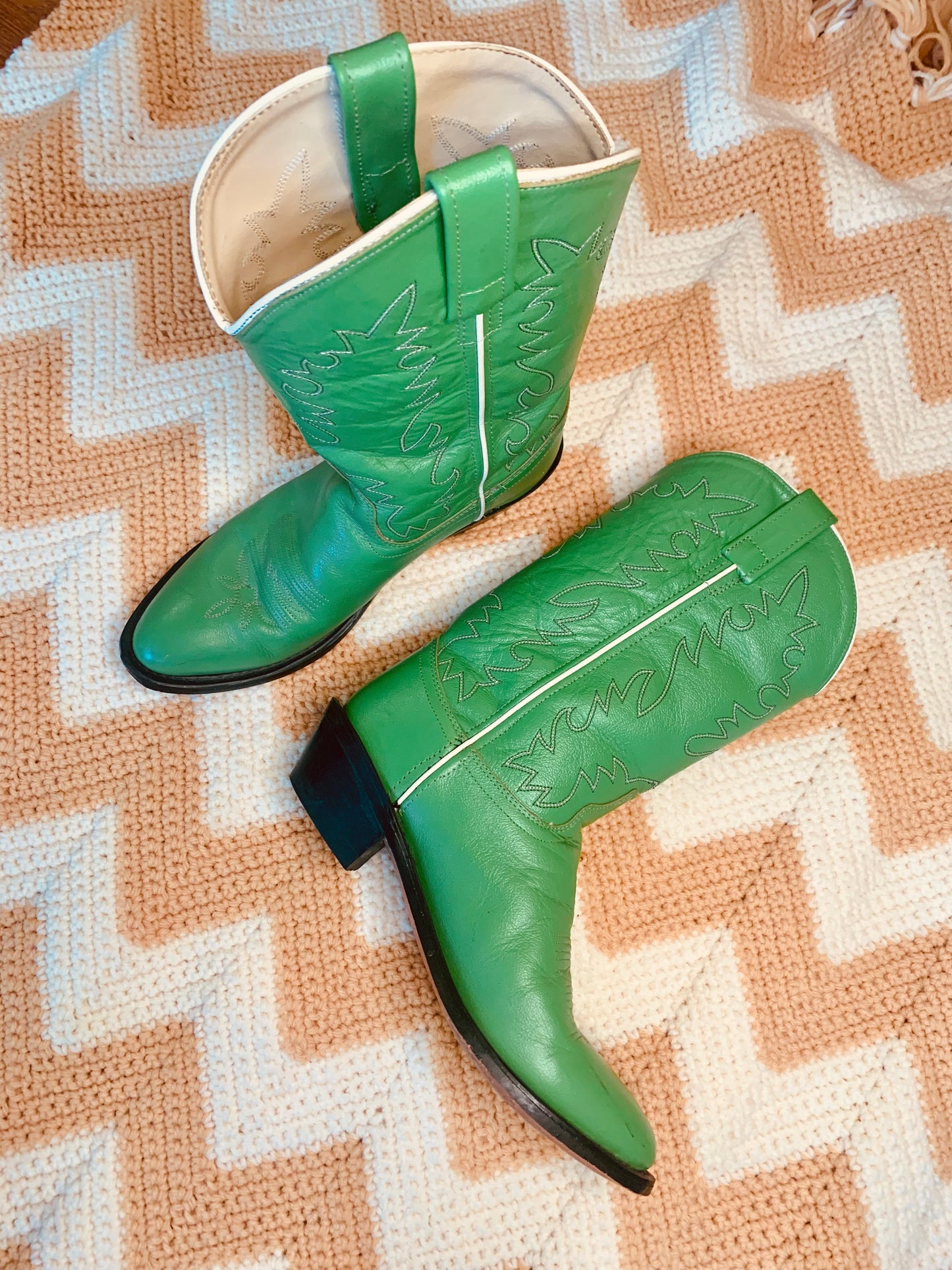 Lime Green Cowboy Boots