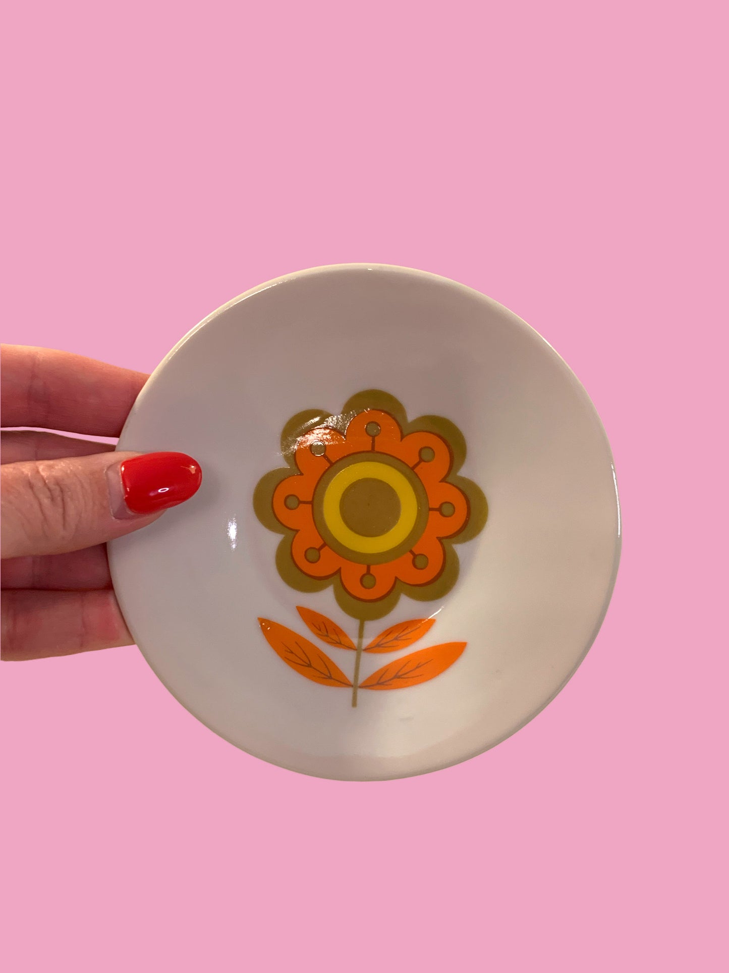 Vintage Mid Century Flower Power Tea Set