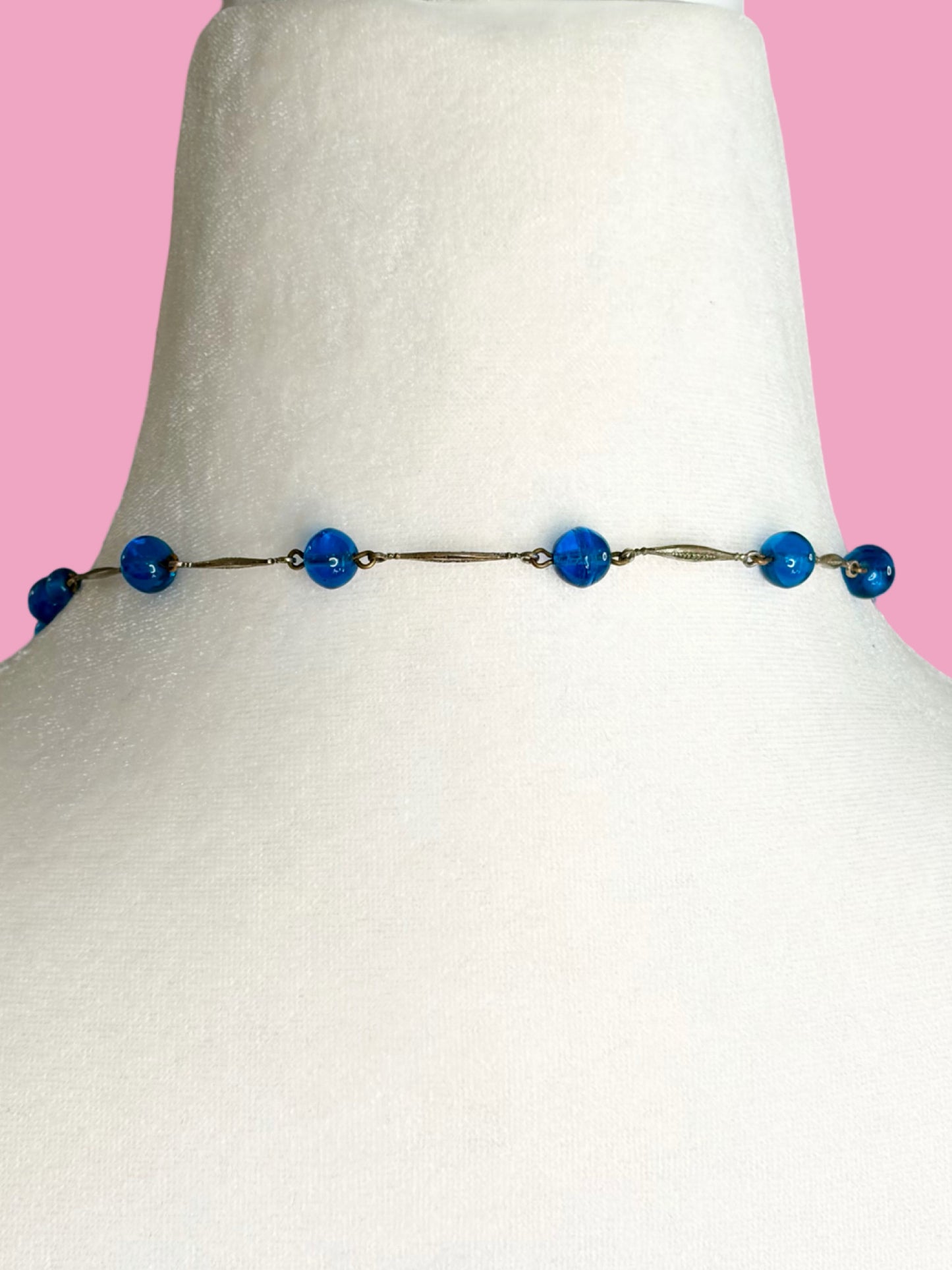 Antique 1920’s Art Deco Czech Glass Necklace